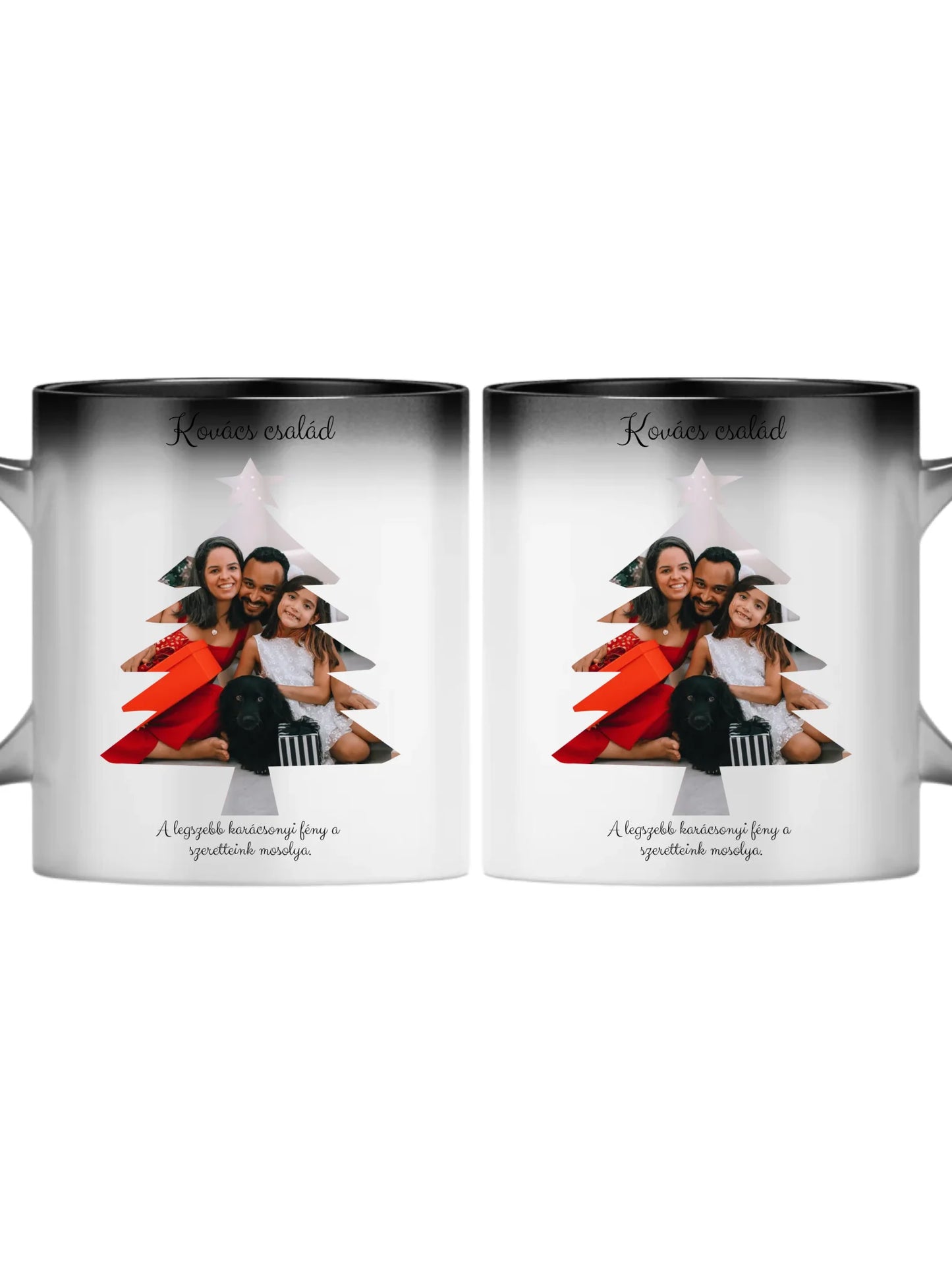 Fényképes Karácsonyfa - Ajándék Karácsonyra - Fényképes bögre