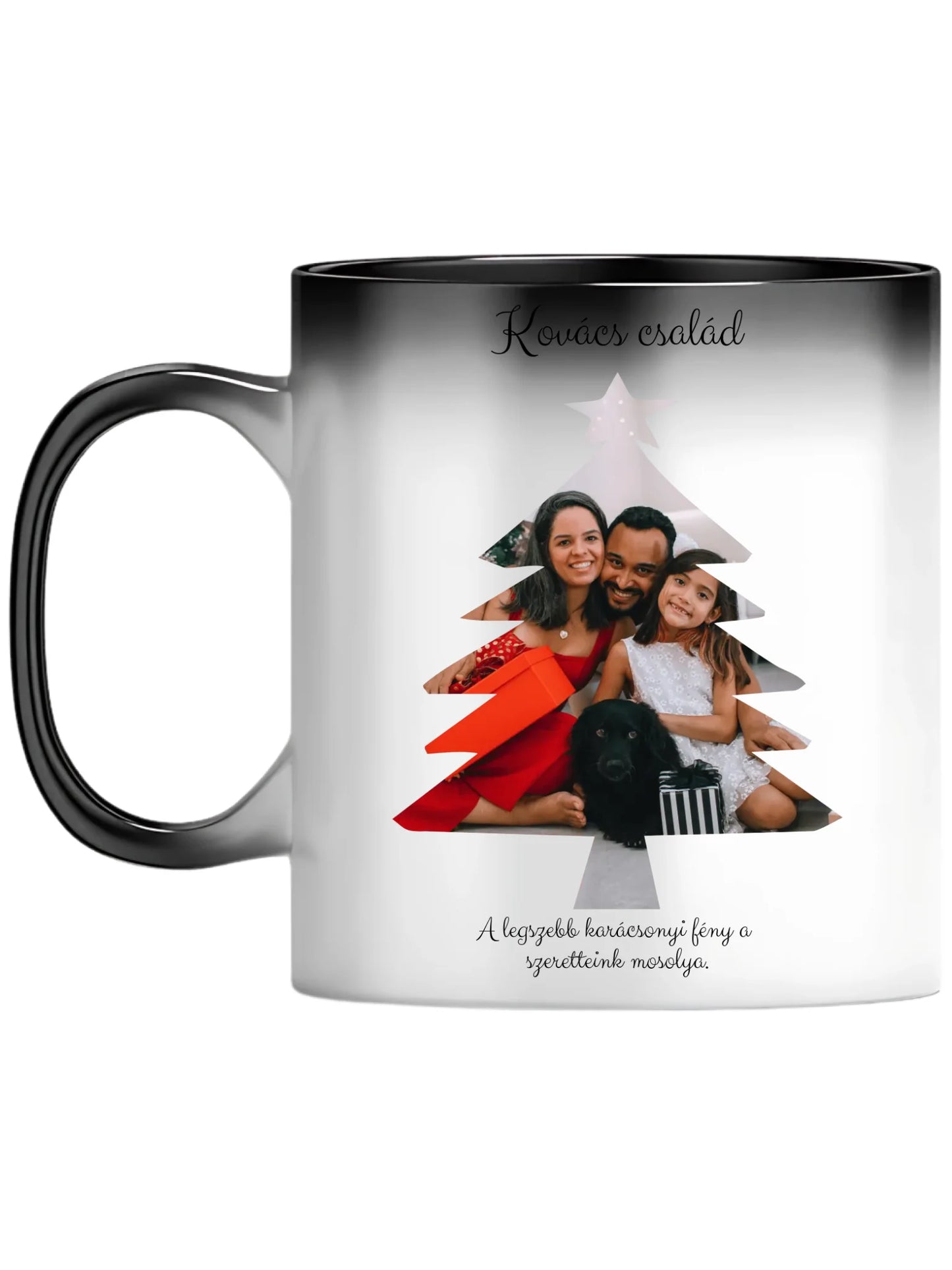 Fényképes Karácsonyfa - Ajándék Karácsonyra - Fényképes bögre