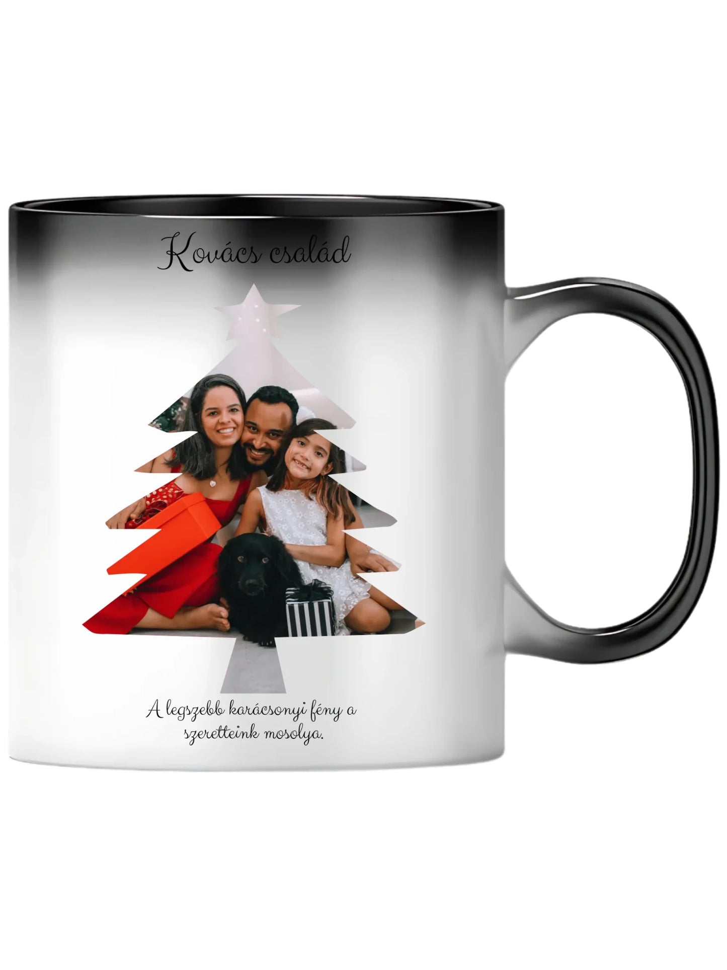 Fényképes Karácsonyfa - Ajándék Karácsonyra - Fényképes bögre