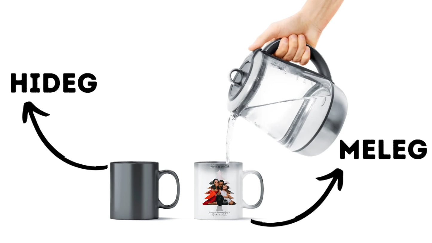 Fényképes Karácsonyfa - Ajándék Karácsonyra - Fényképes bögre