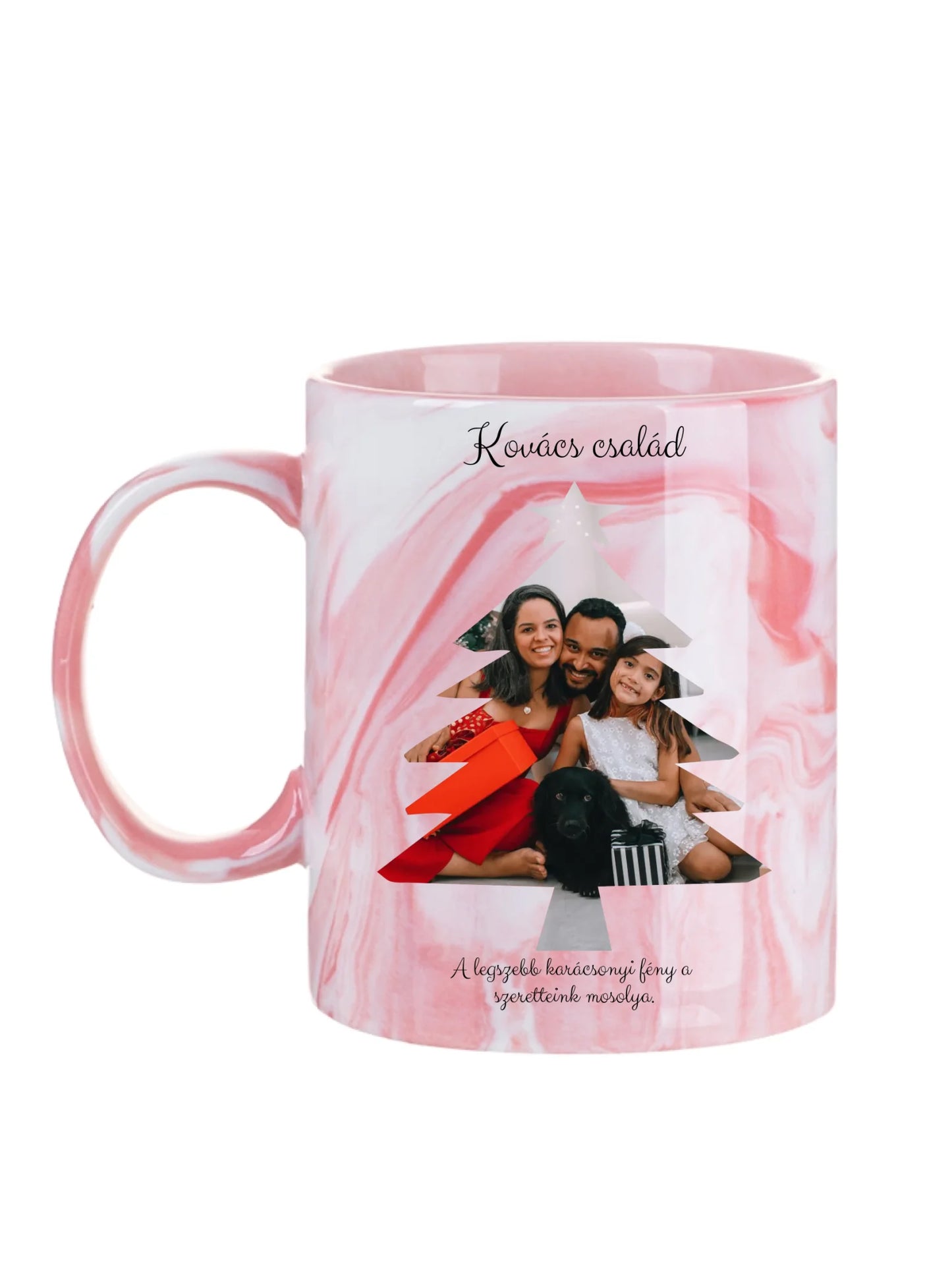 Fényképes Karácsonyfa - Ajándék Karácsonyra - Fényképes bögre