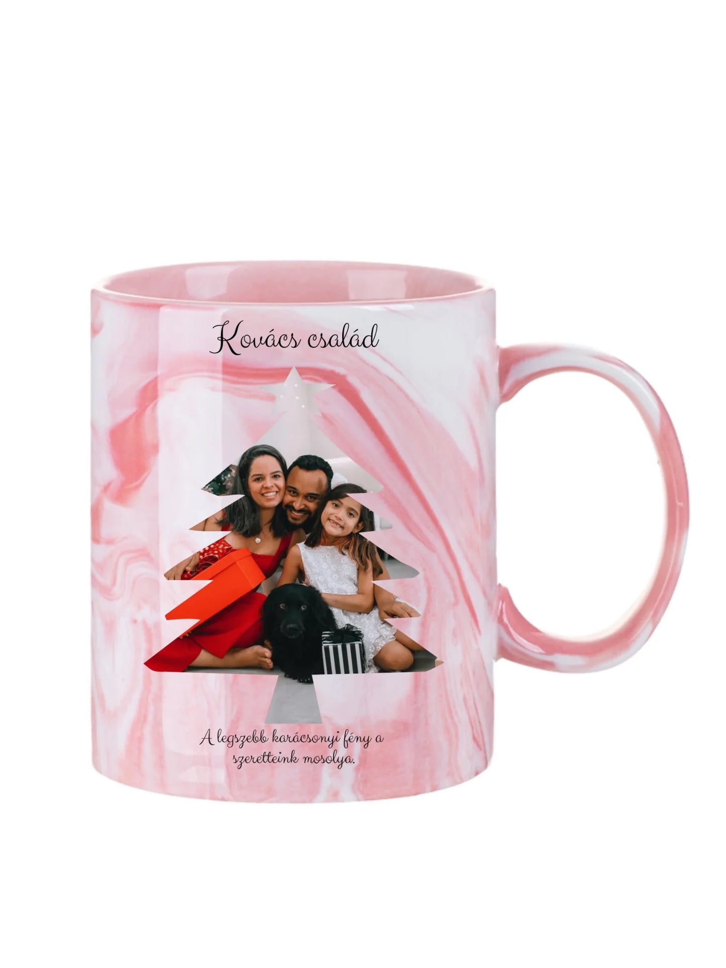 Fényképes Karácsonyfa - Ajándék Karácsonyra - Fényképes bögre