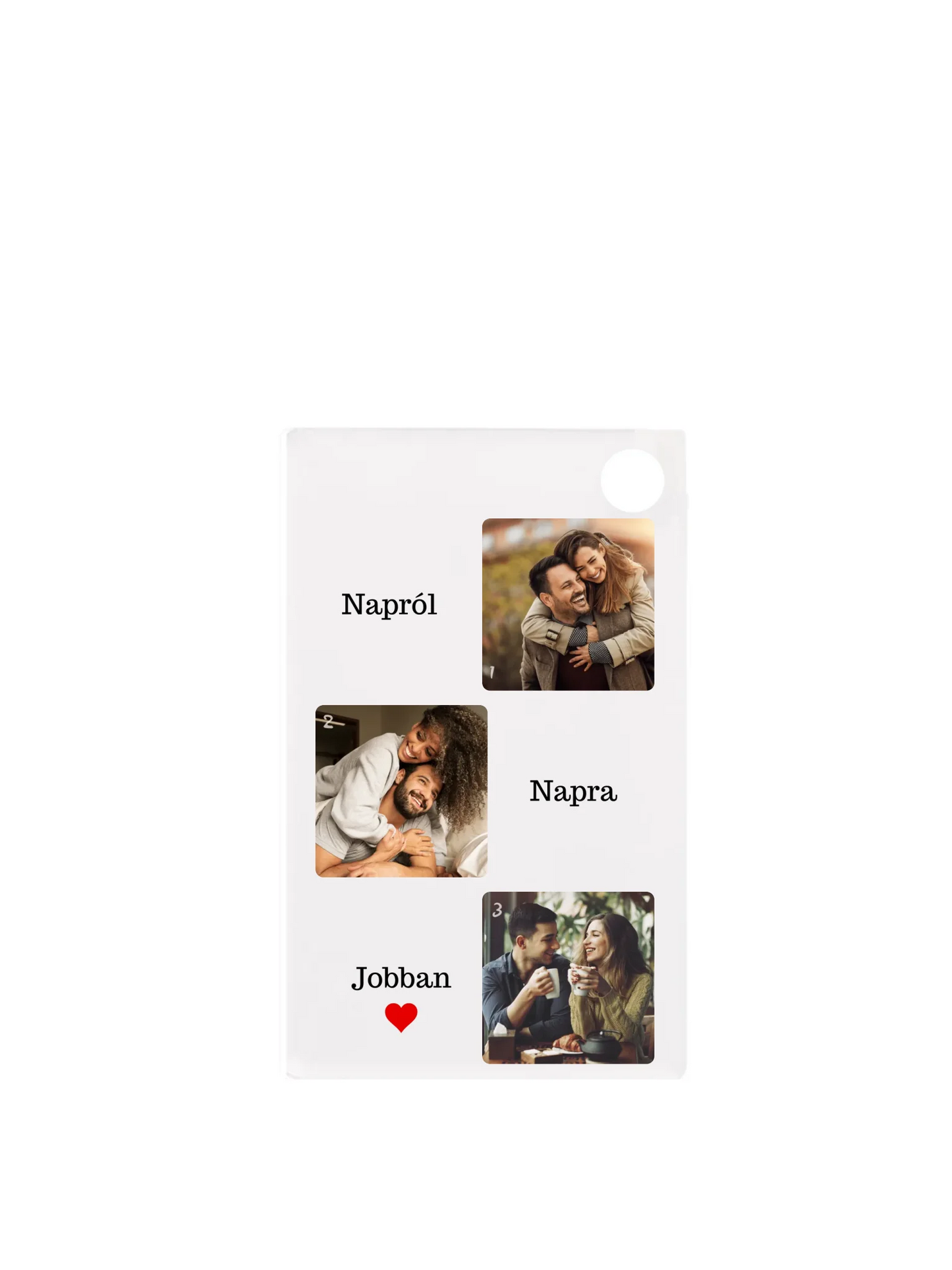 Téglalap alakú kulcstartó eleje minden nélkül belső nélkül - álló