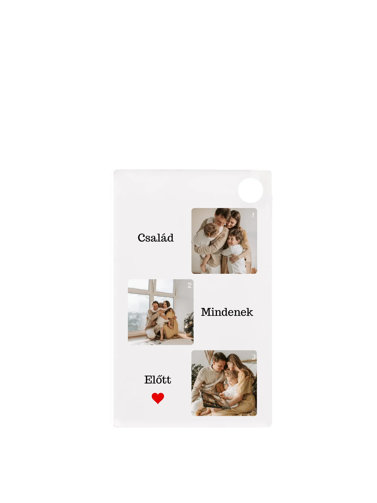 Téglalap alakú kulcstartó eleje minden nélkül belső nélkül - álló