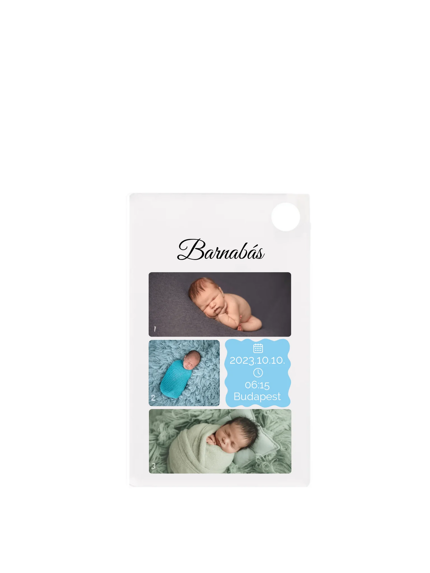 Téglalap alakú kulcstartó eleje minden nélkül belső nélkül - álló