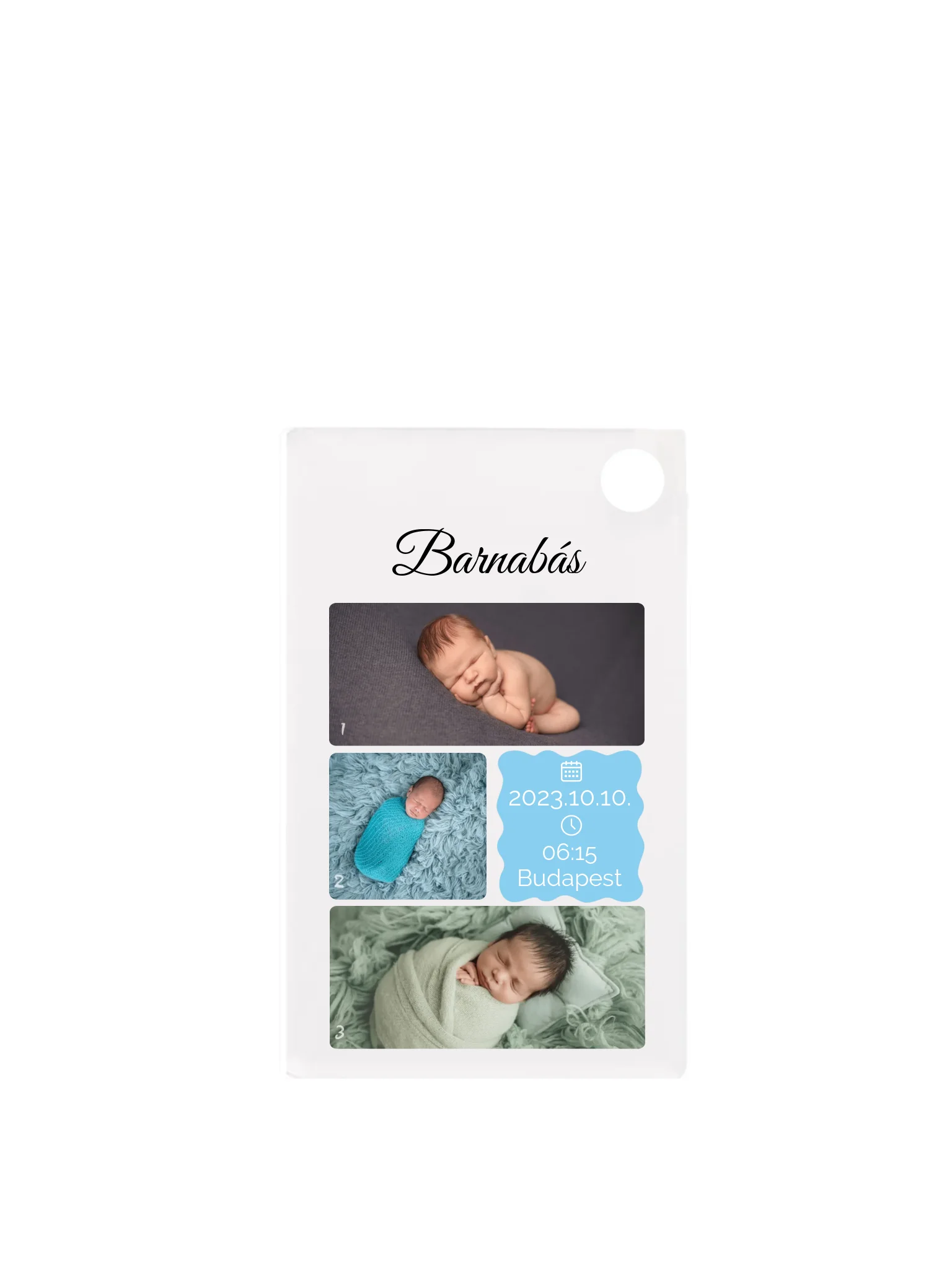 Téglalap alakú kulcstartó eleje minden nélkül belső nélkül - álló