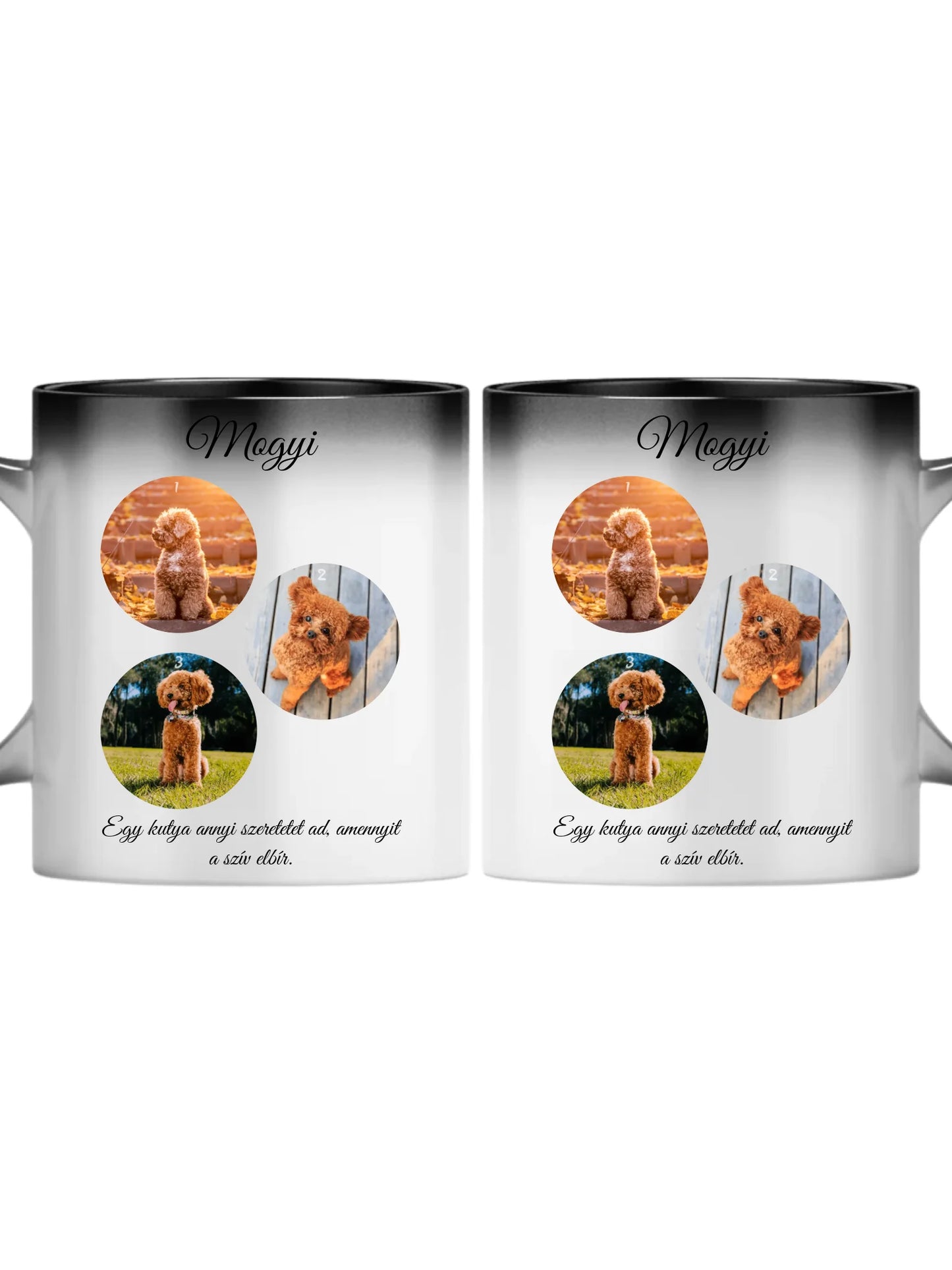 Egy kutya fotókollázs - Ajándék Kutya gazdinak - Fényképes bögre