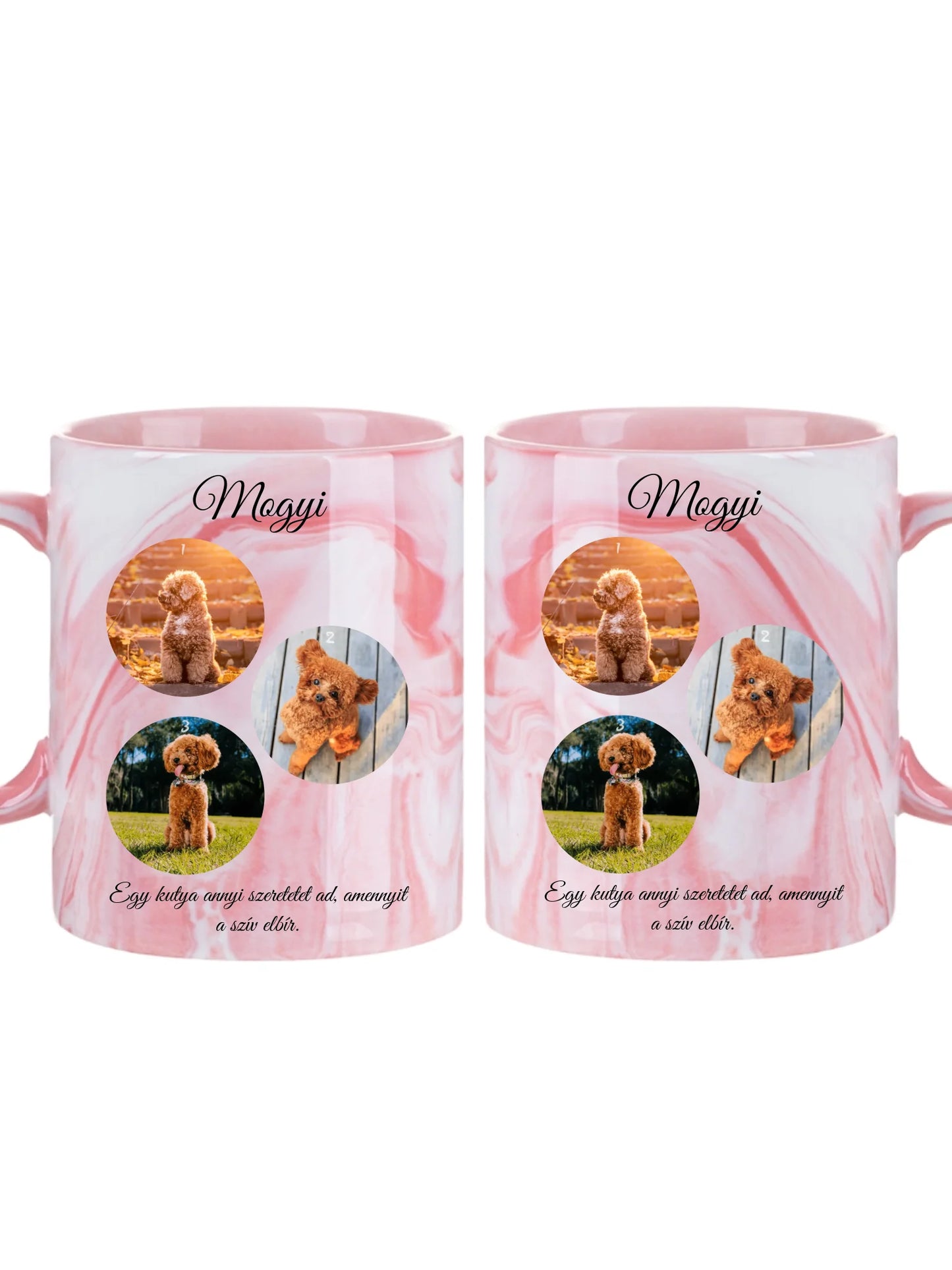 Egy kutya fotókollázs - Ajándék Kutya gazdinak - Fényképes bögre