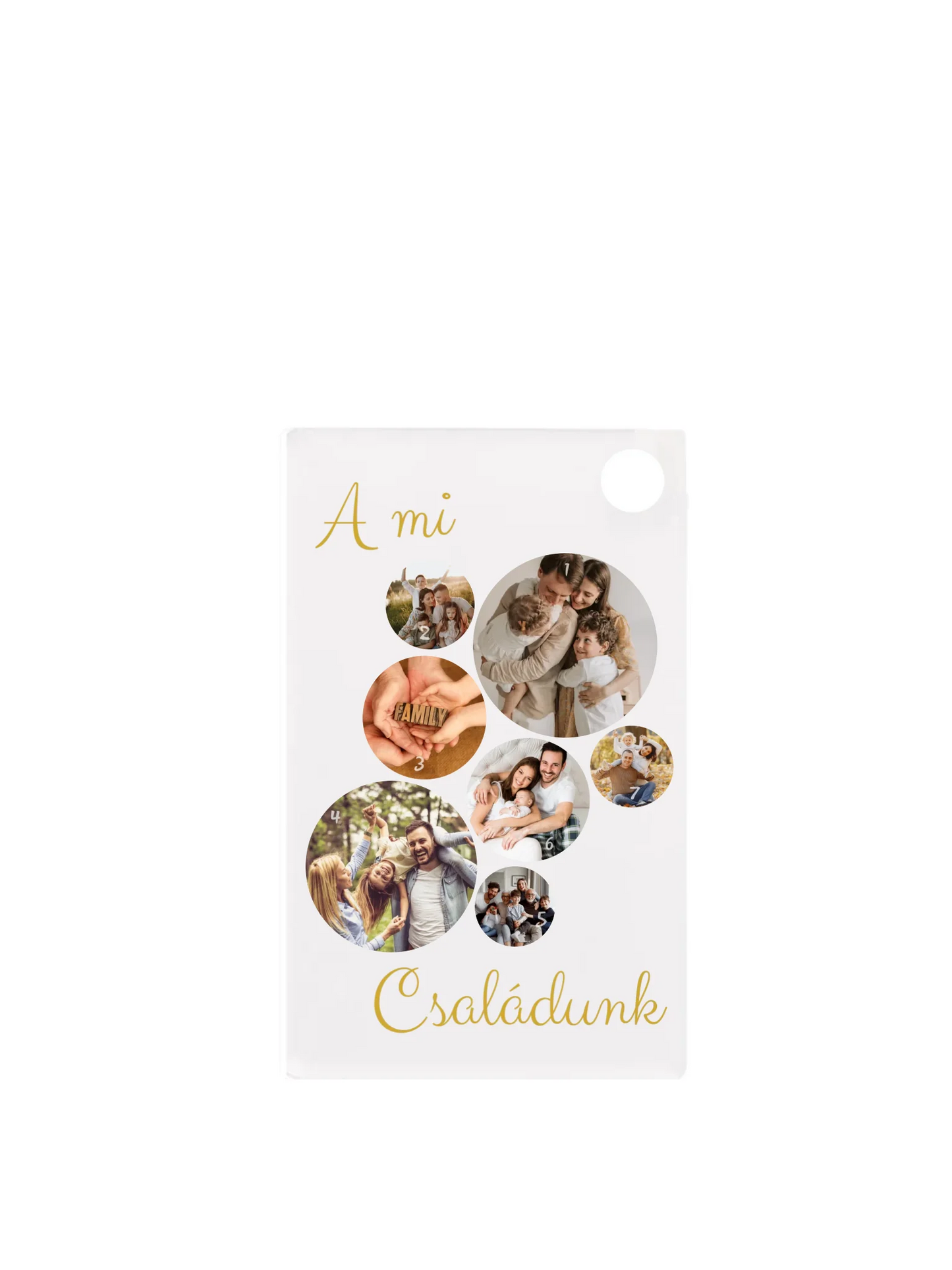 Téglalap alakú kulcstartó eleje minden nélkül belső nélkül - álló