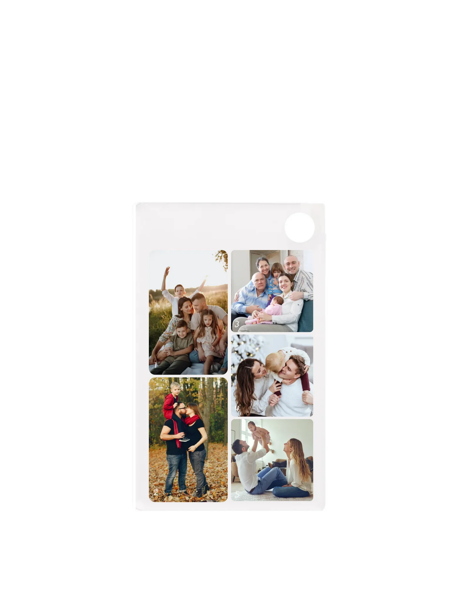 Téglalap alakú kulcstartó eleje minden nélkül belső nélkül - álló