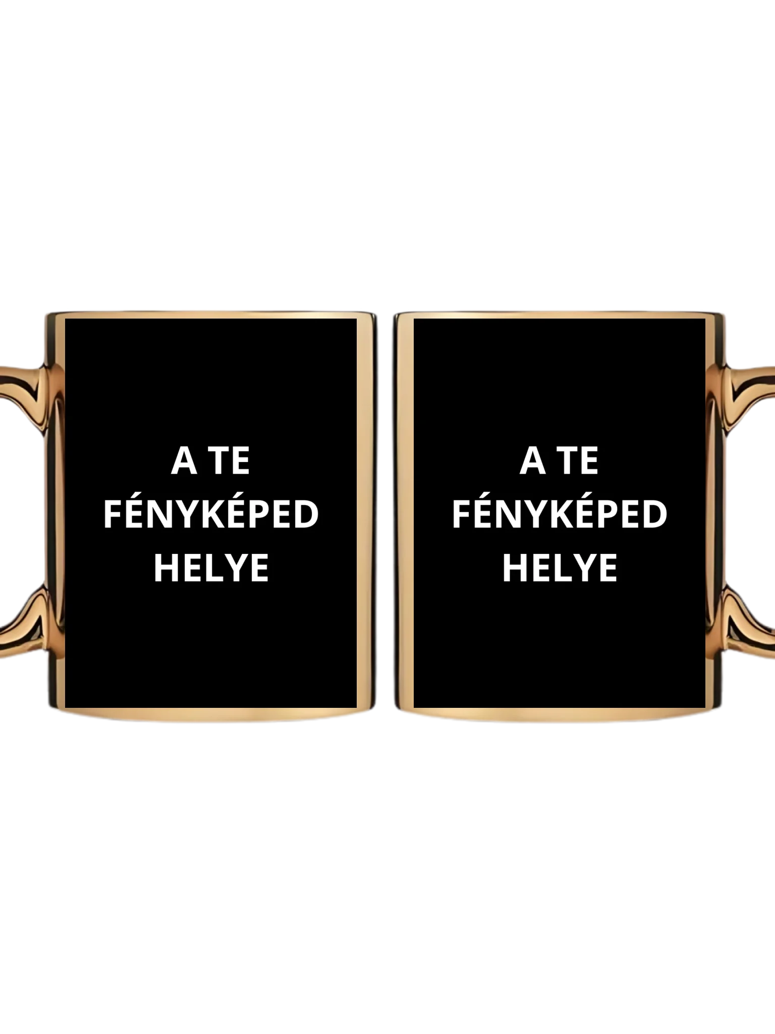 Arany metál bögre