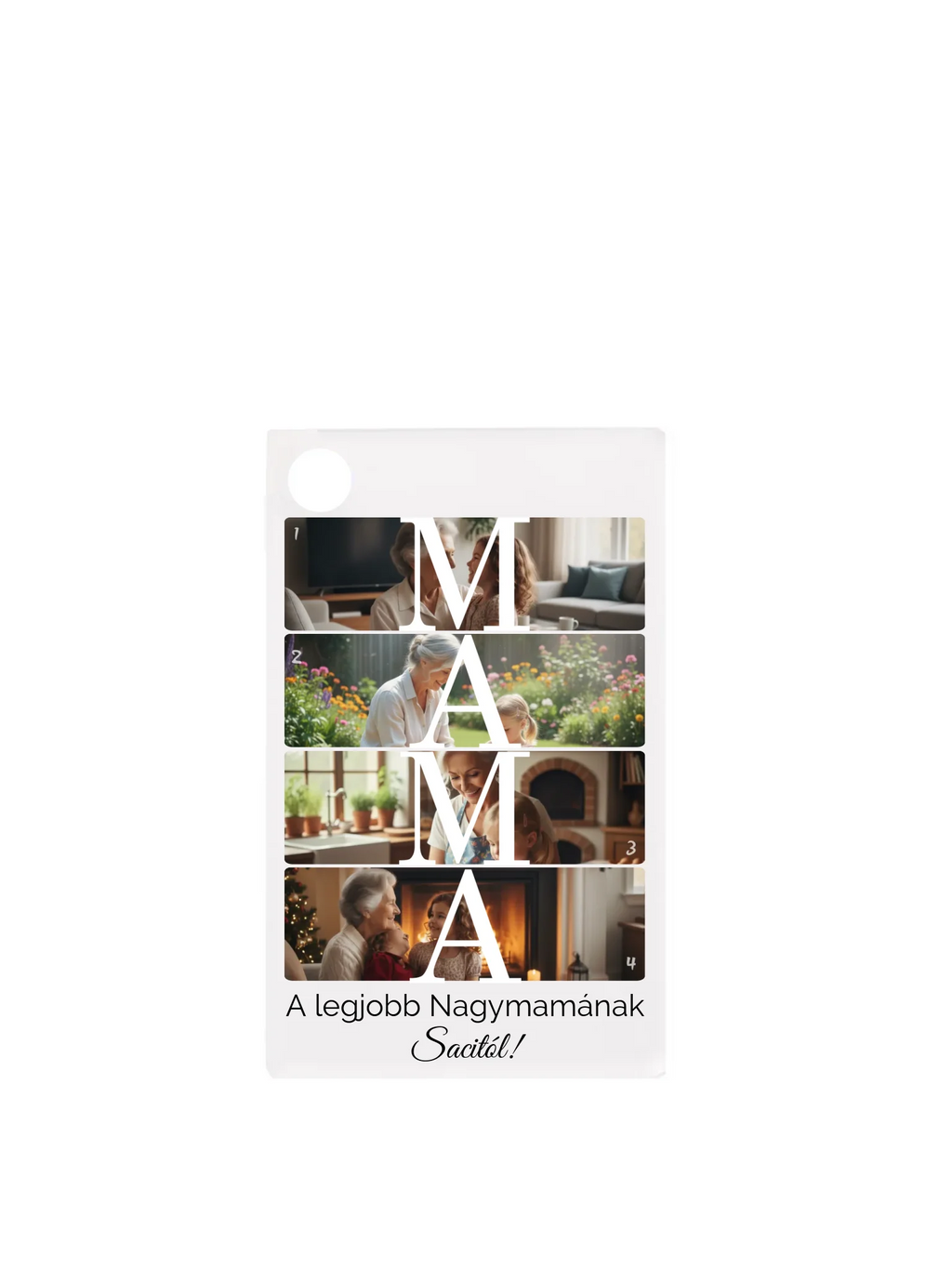 Téglalap alakú kulcstartó hátulja minden nélkül belső nélkül - álló