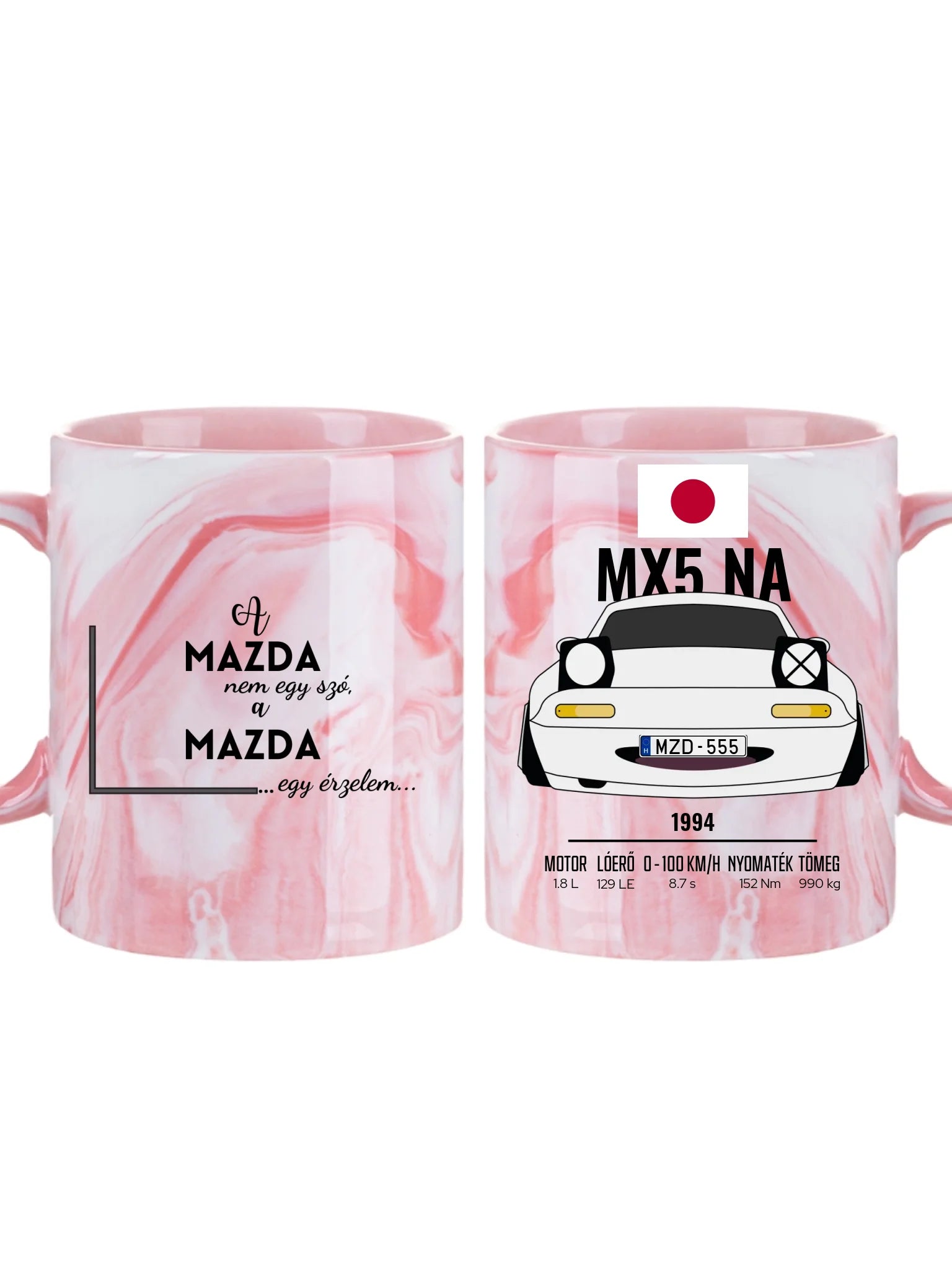 MX5 Miata NA - Egyedi személyre szabható bögre