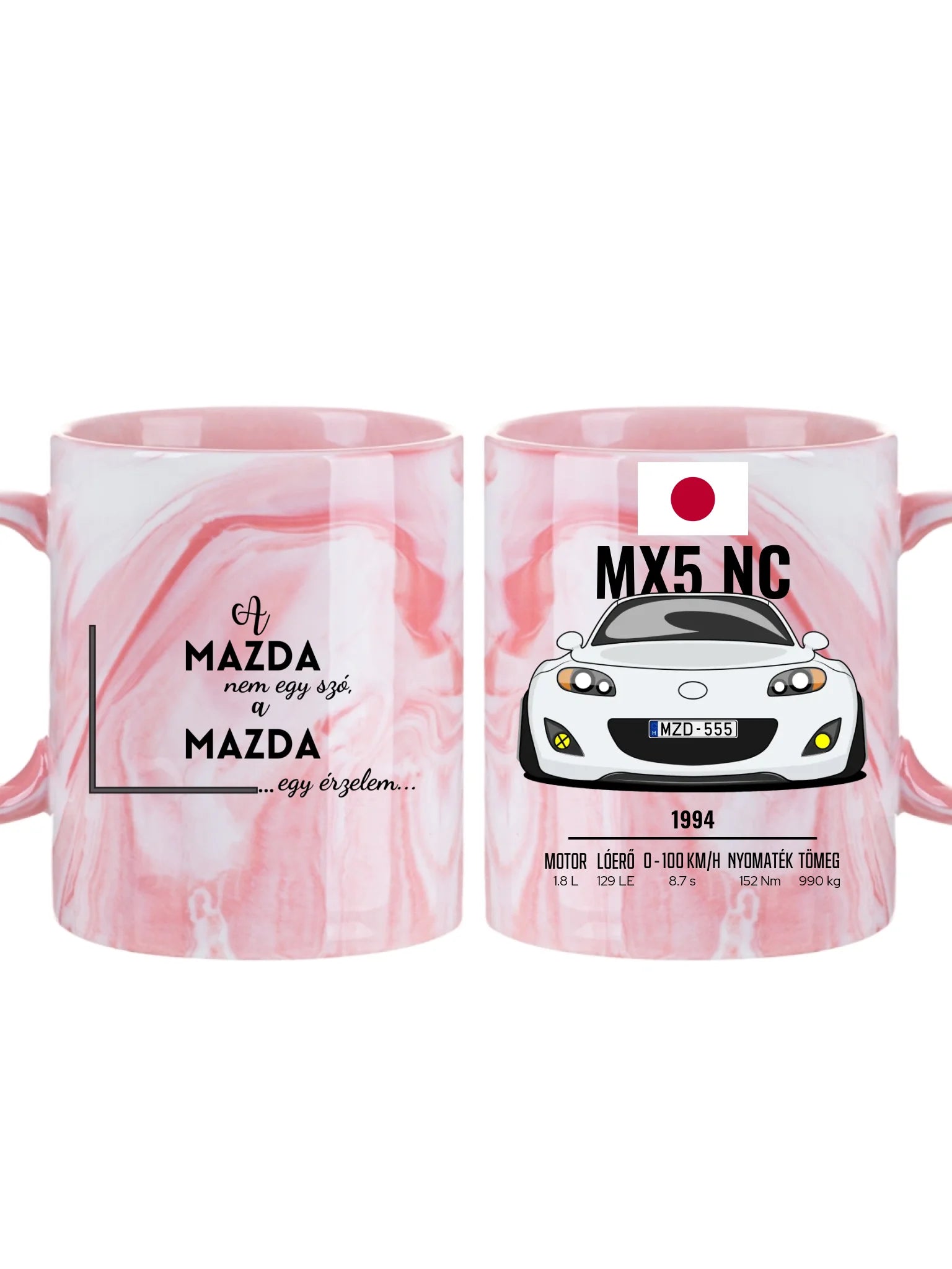 MX5 Miata NC - Egyedi személyre szabható bögre