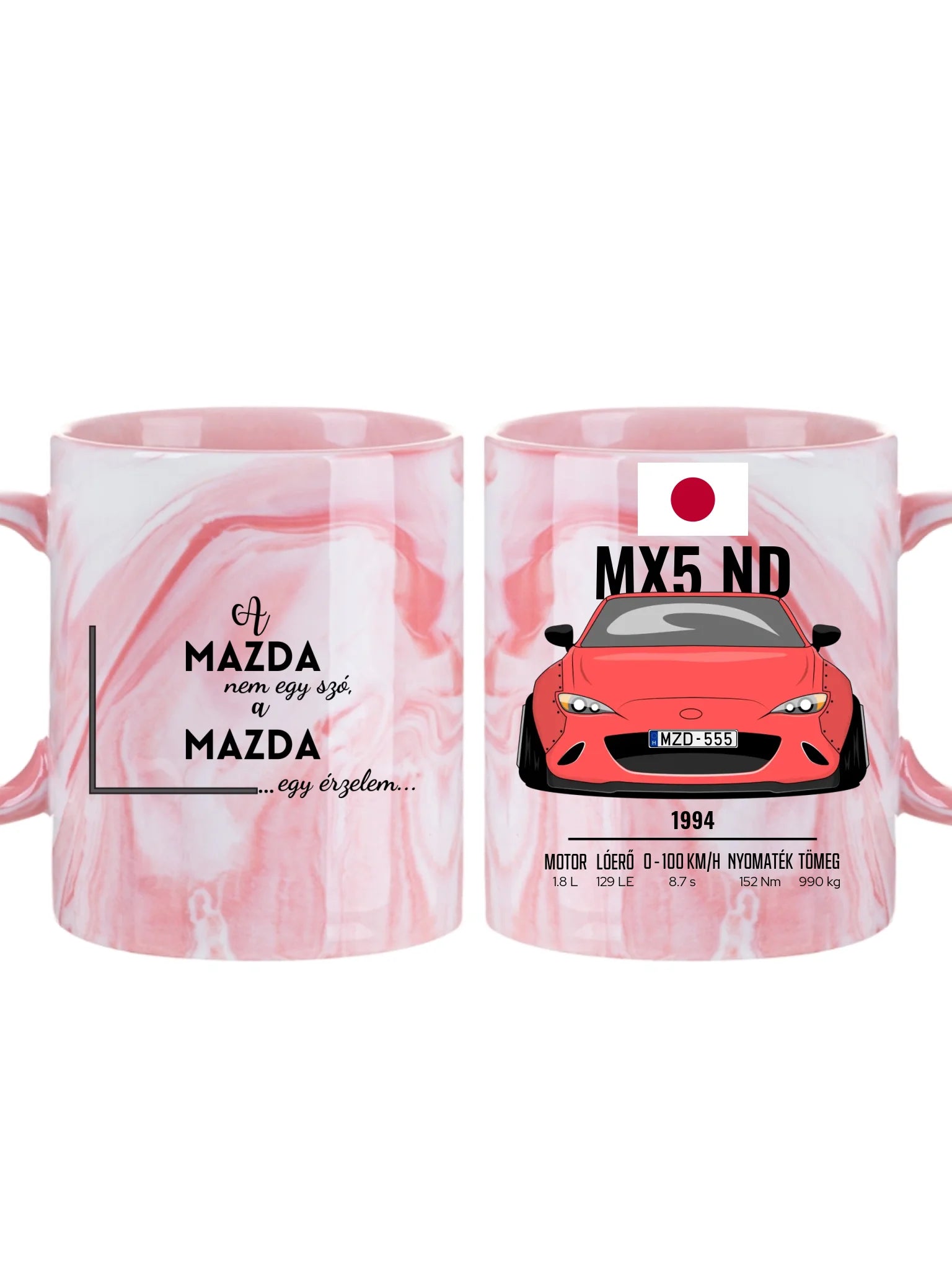 Mazda MX5 Miata ND - Egyedi személyre szabható bögre