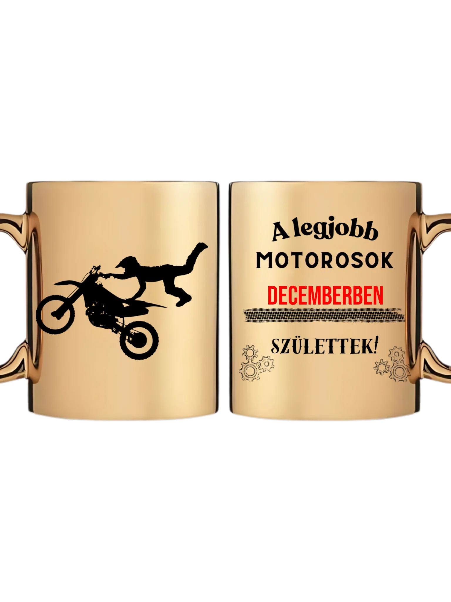 Arany metál bögre