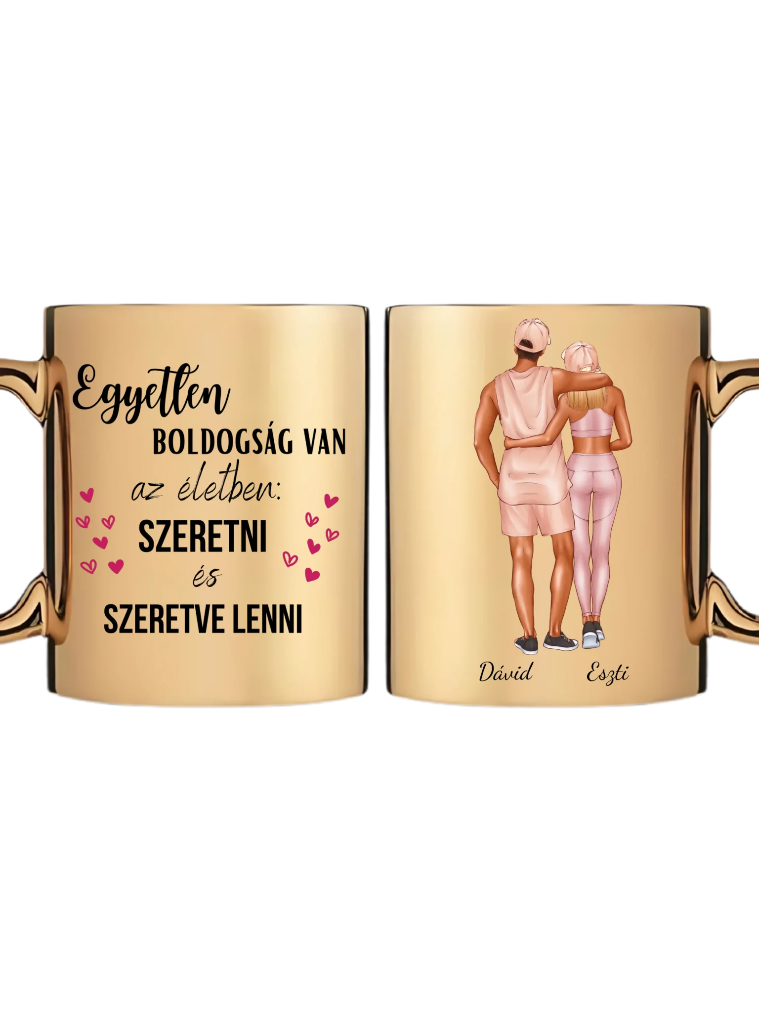 Arany metál bögre