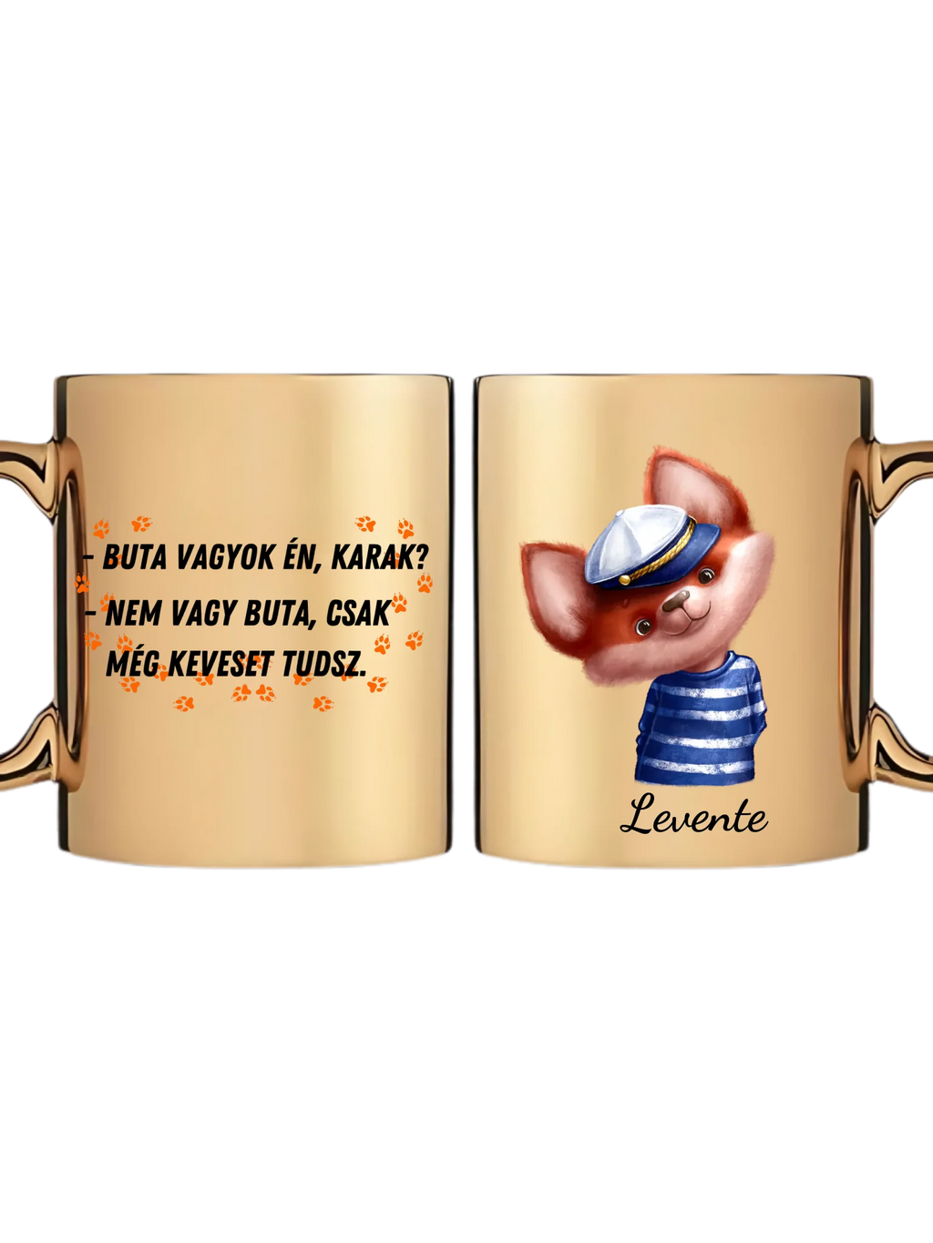 Arany metál bögre