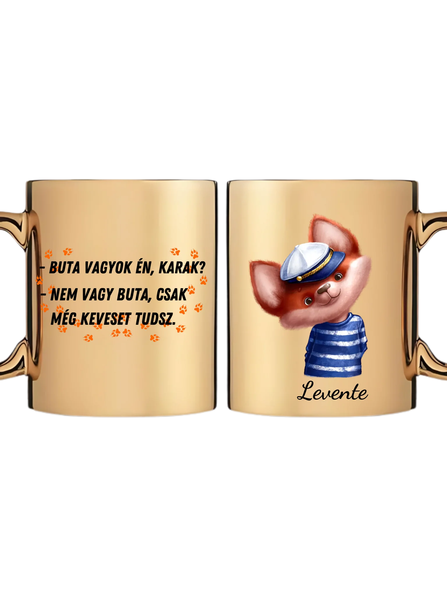 Arany metál bögre