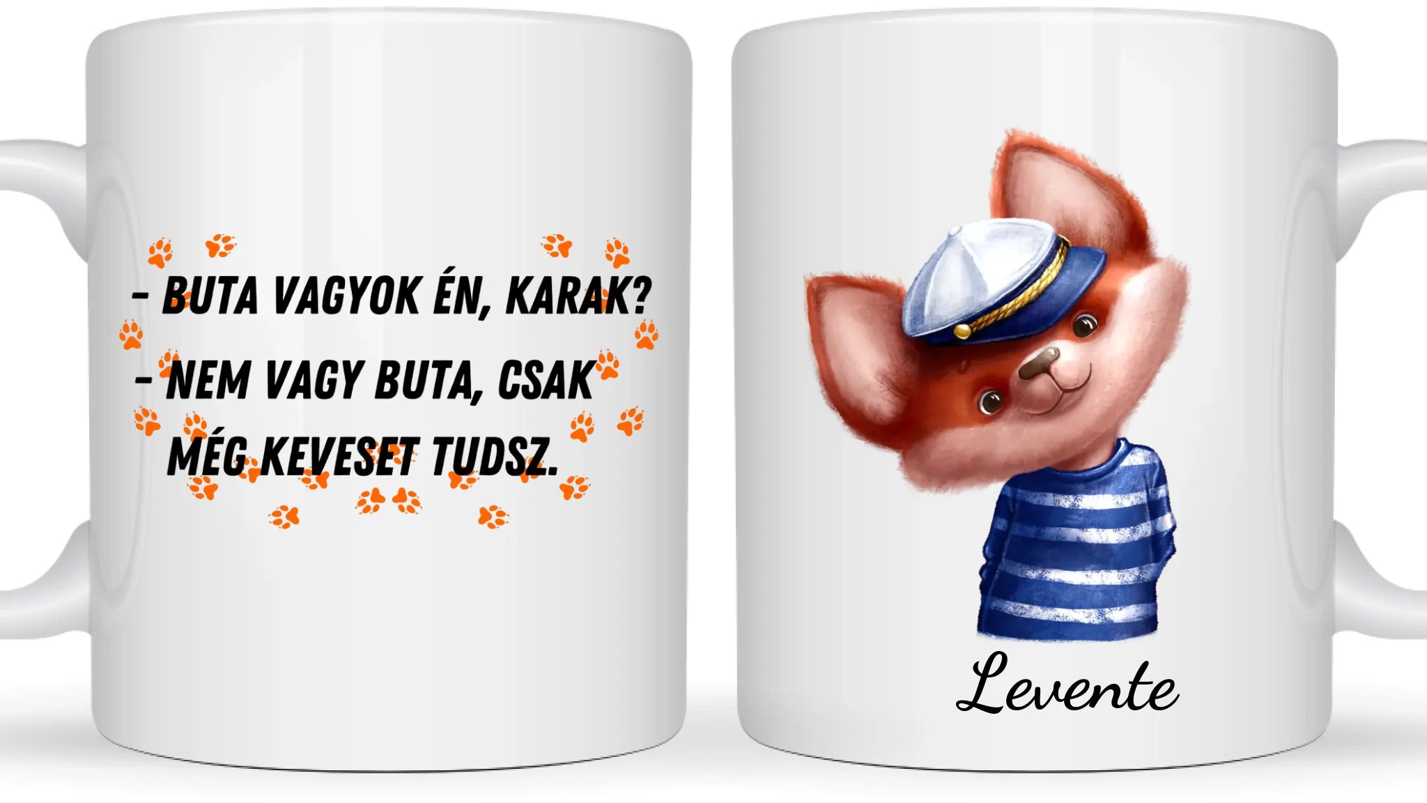 Kis tengerész róka - Egyedi személyre szabható bögre