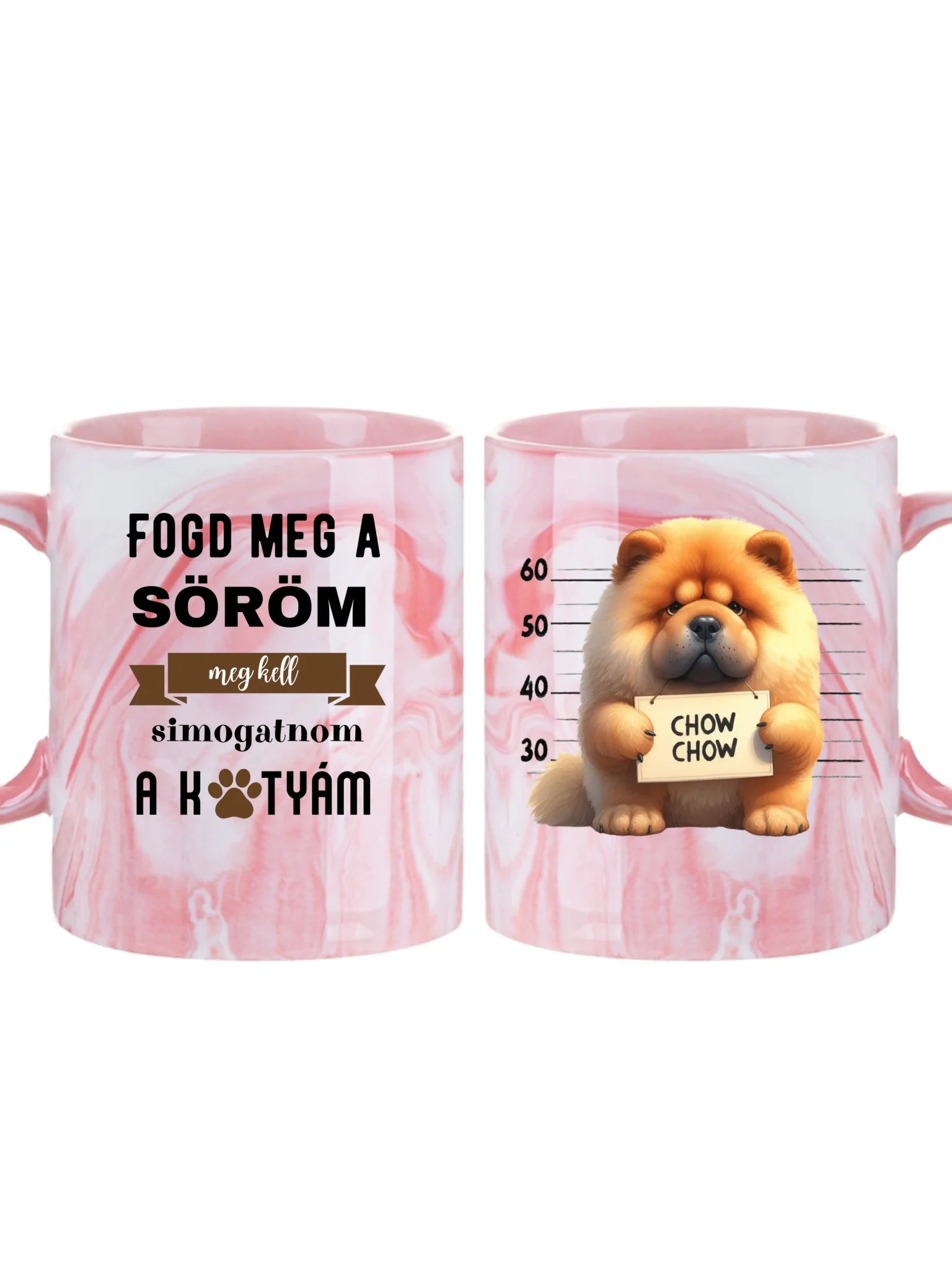 Letartóztatott kutyák - Egyedi személyre szabható bögre