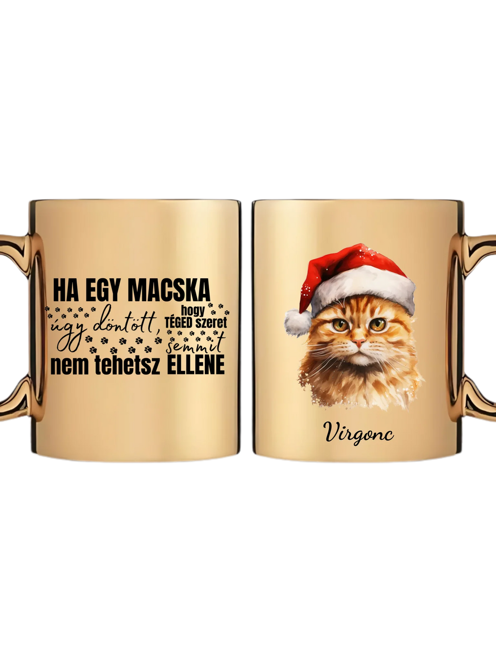 Arany metál bögre