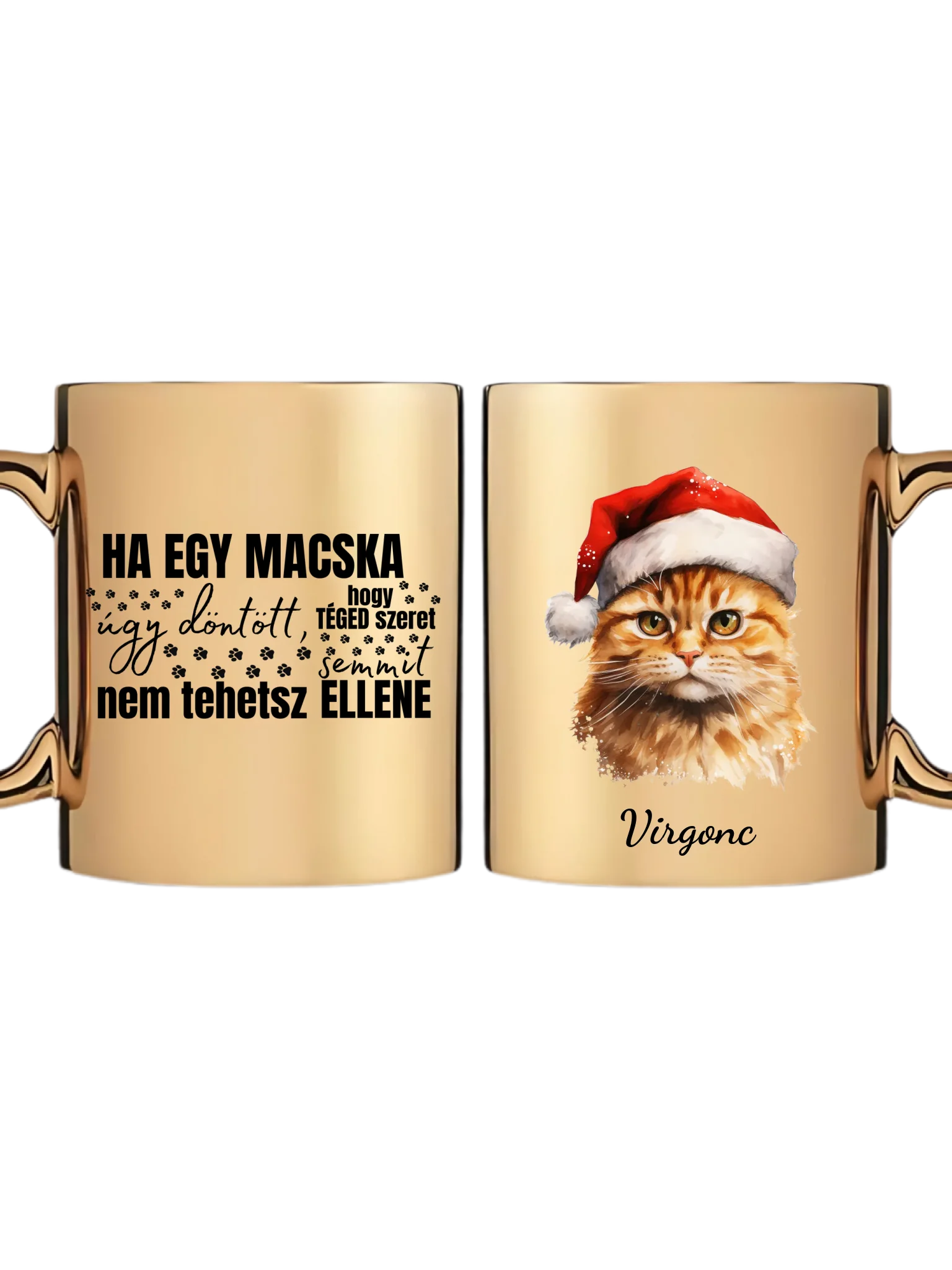 Arany metál bögre