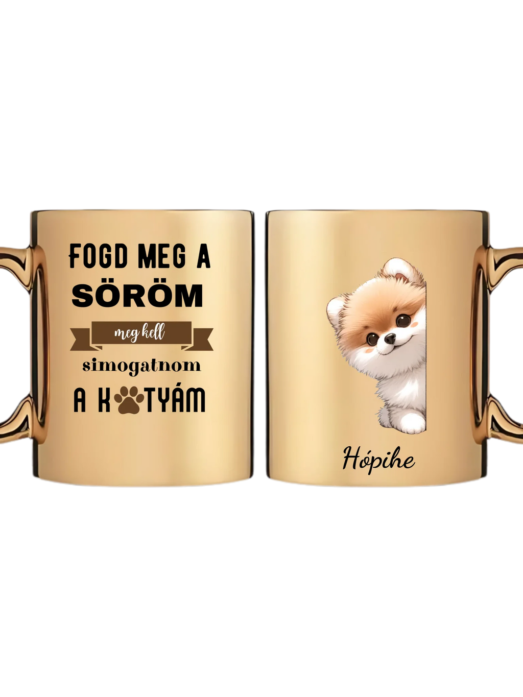 Arany metál bögre
