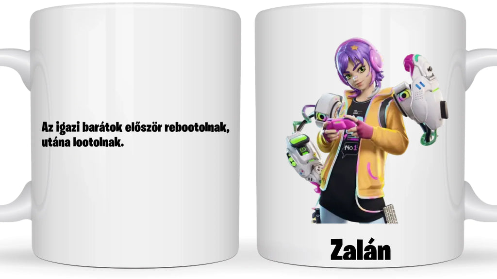 Fortnite skinek - Egyedi személyre szabható bögre