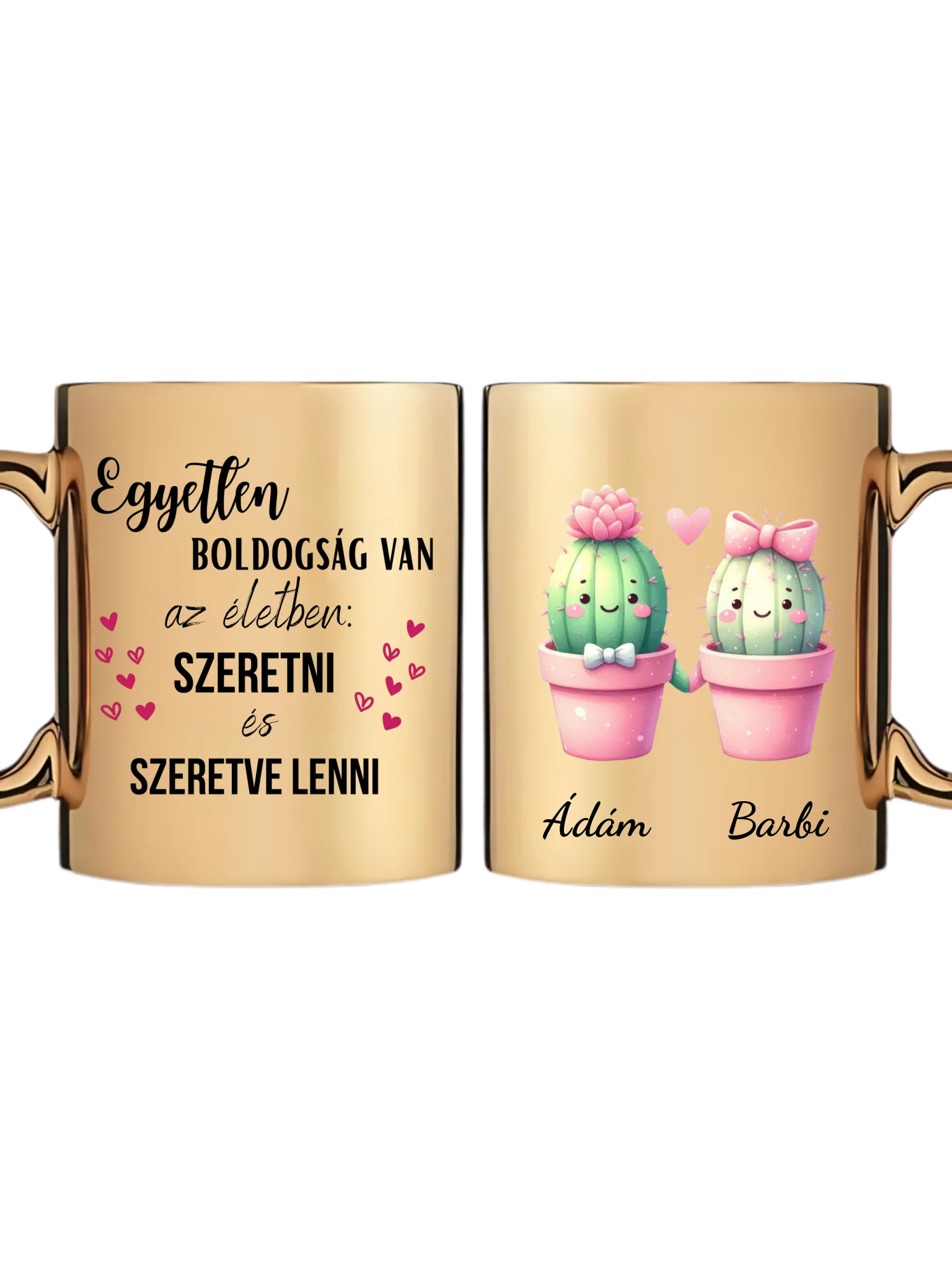 Arany metál bögre
