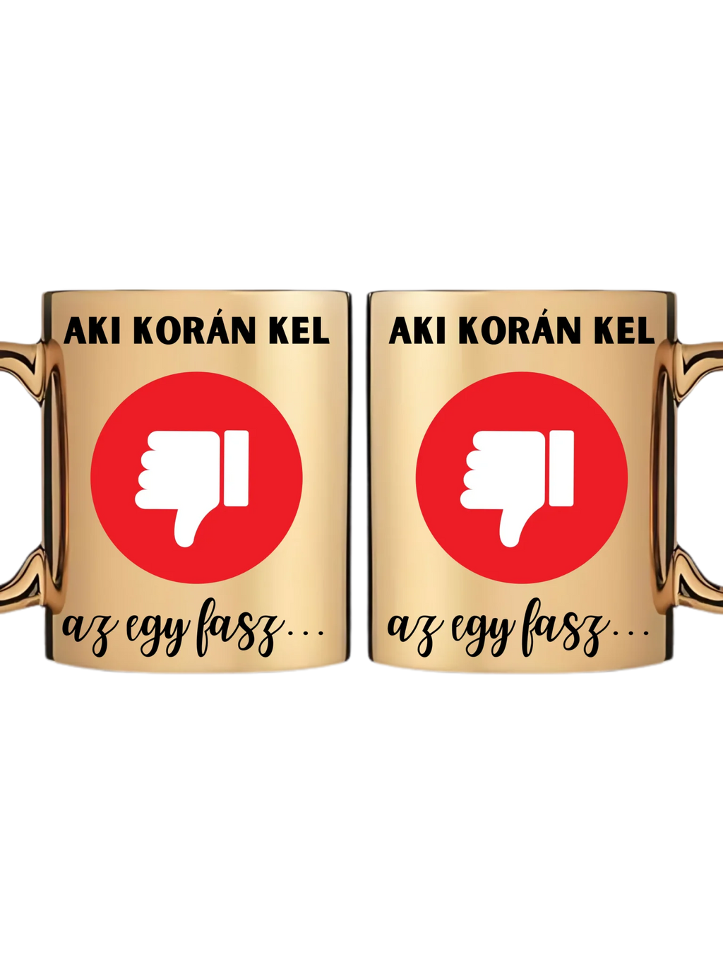 Arany metál bögre