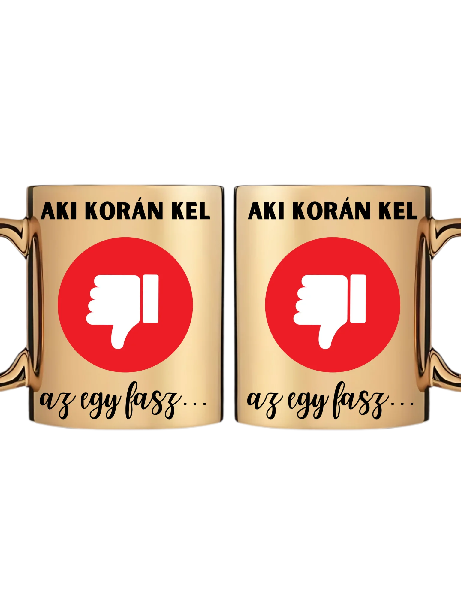 Arany metál bögre