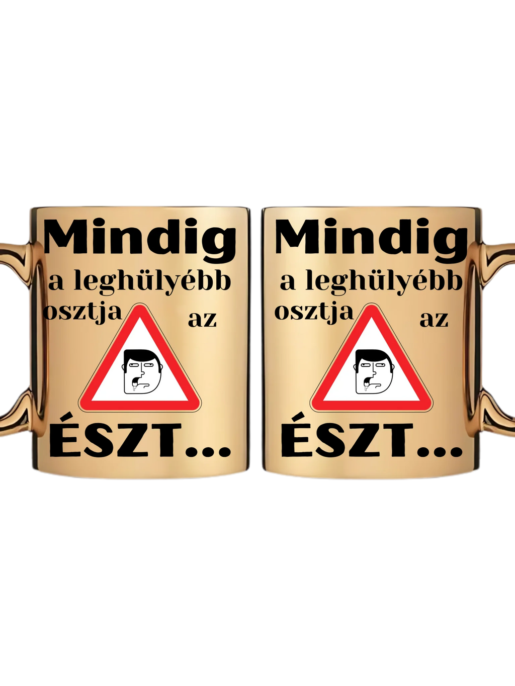 Arany metál bögre