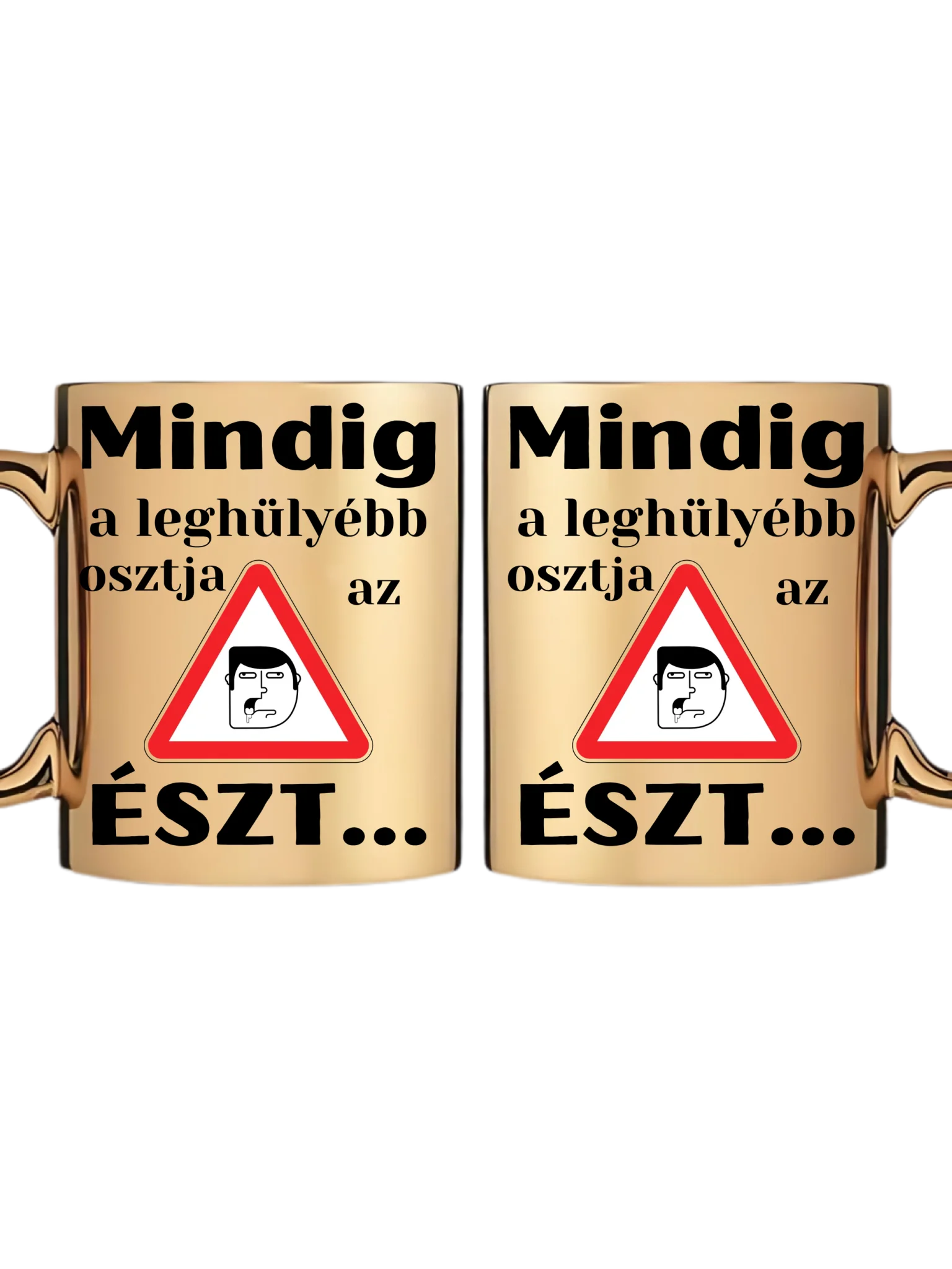 Arany metál bögre