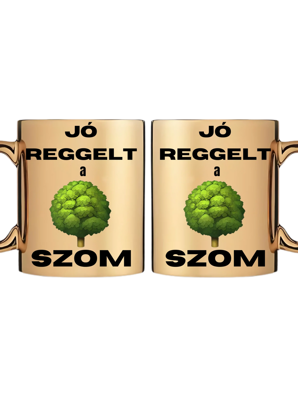 Arany metál bögre