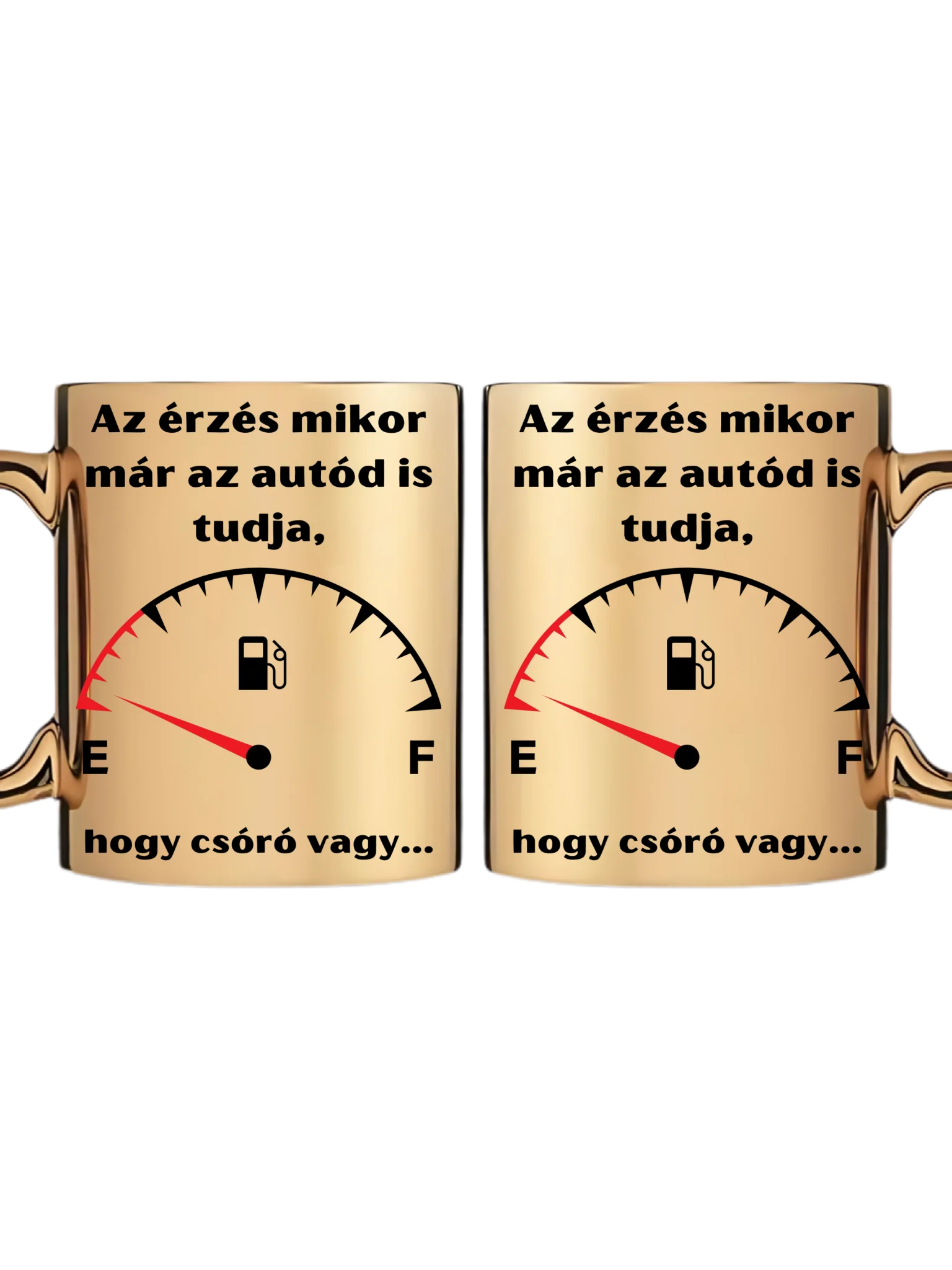 Arany metál bögre