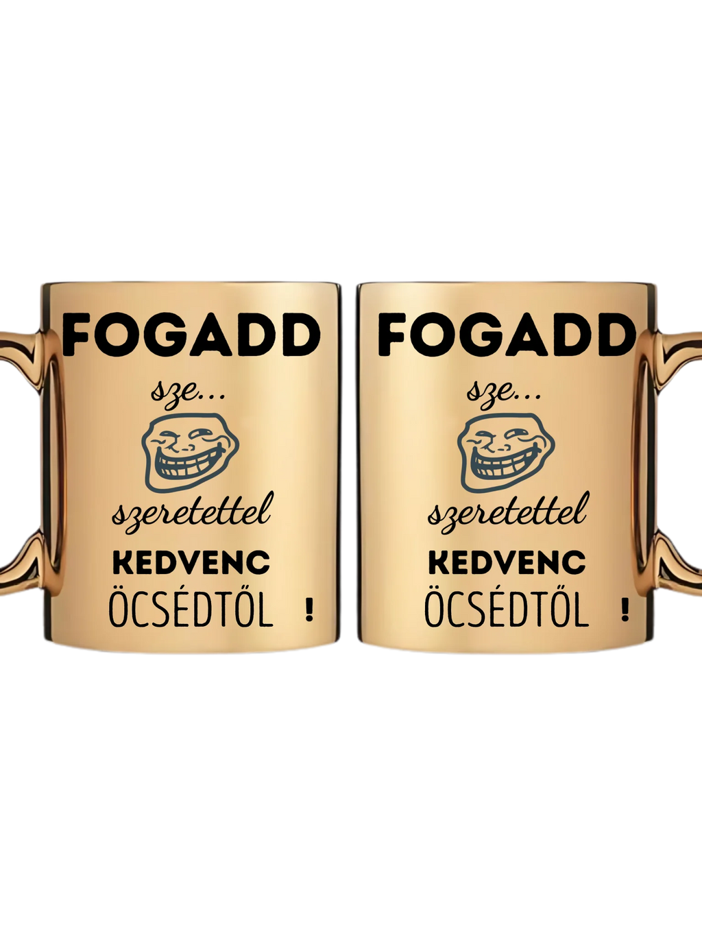 Arany metál bögre