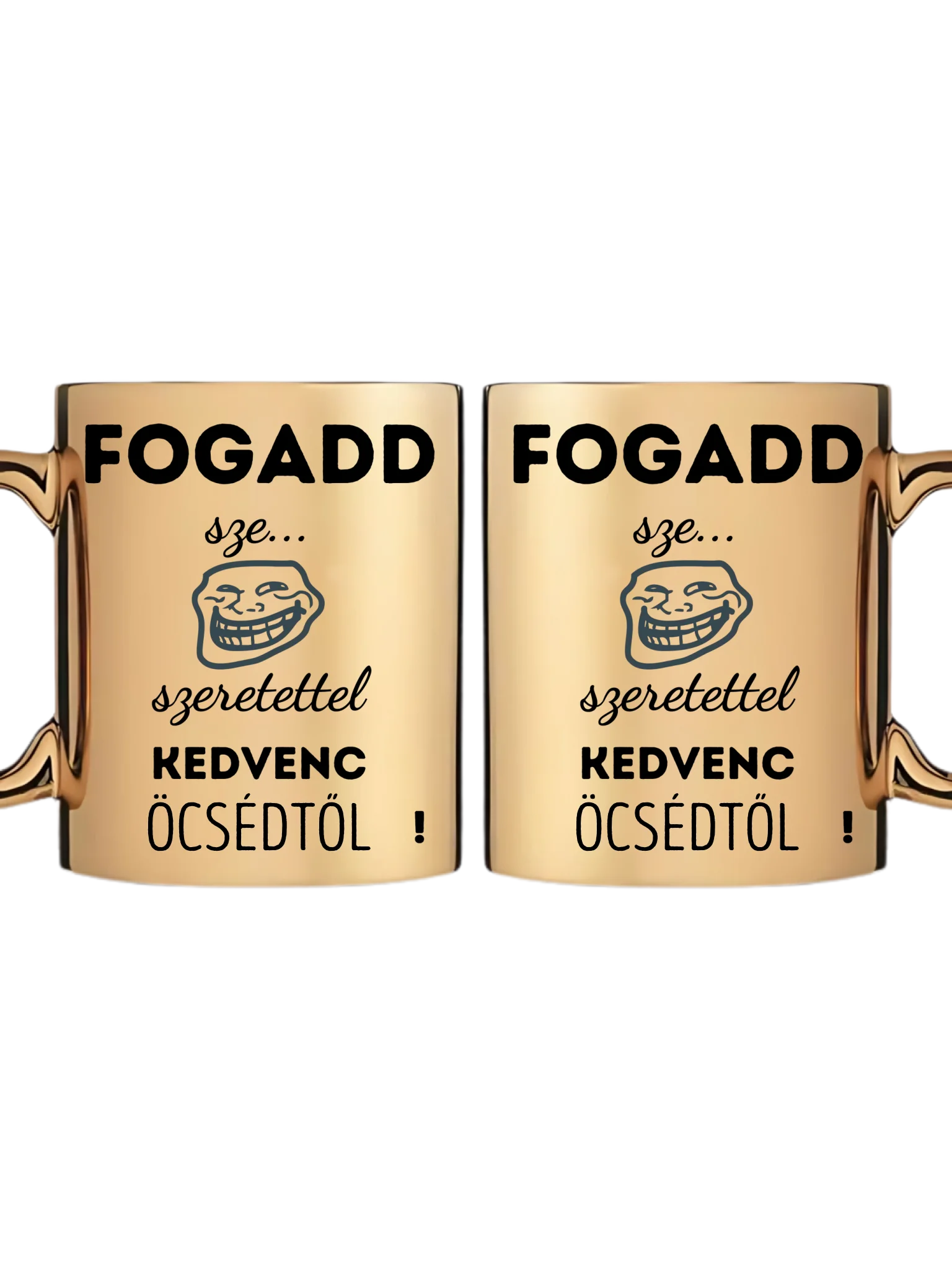 Arany metál bögre