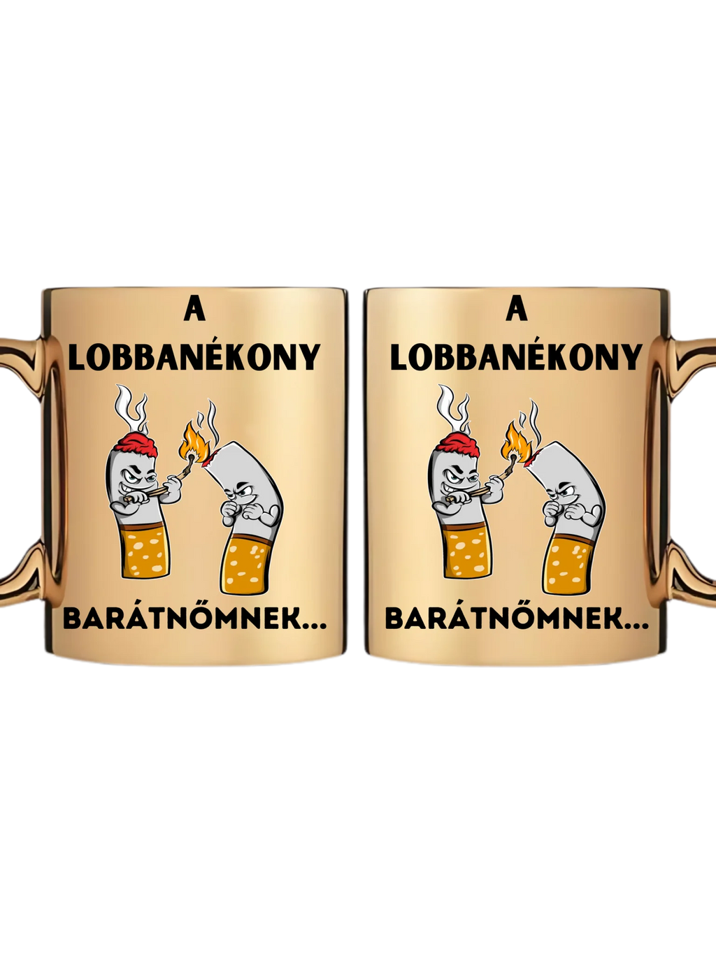 Arany metál bögre