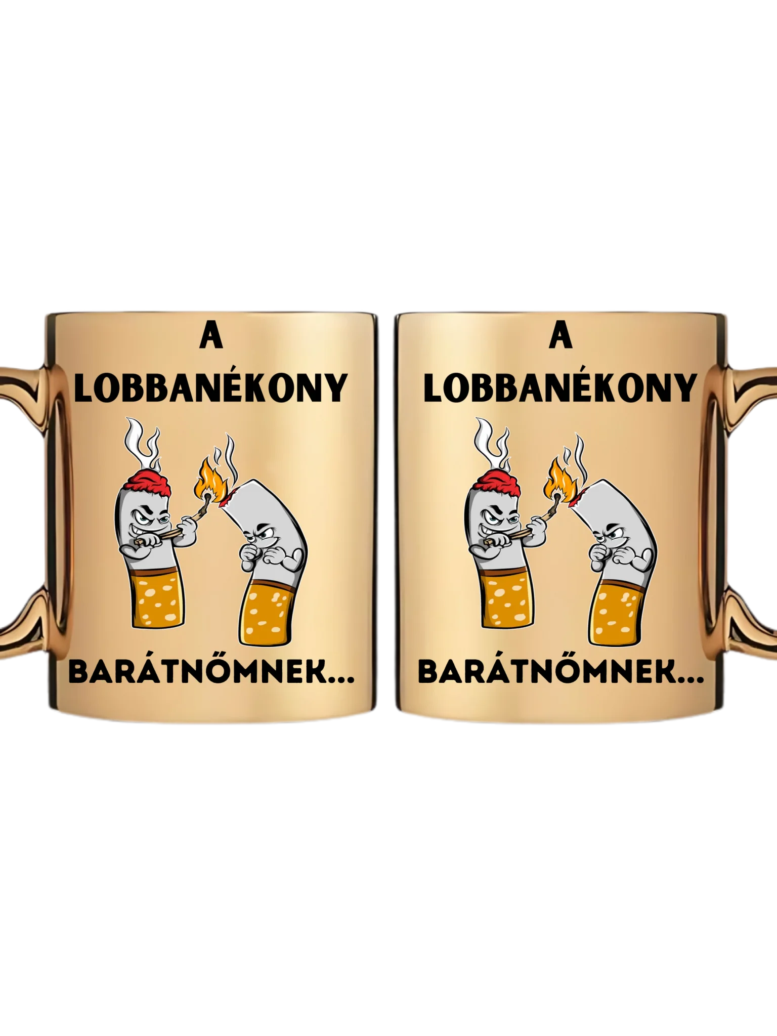 Arany metál bögre