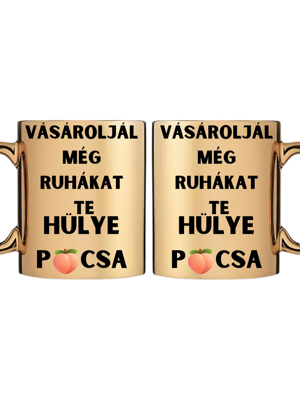 Arany metál bögre