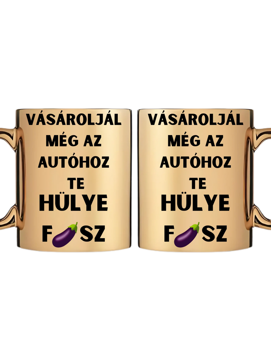 Arany metál bögre