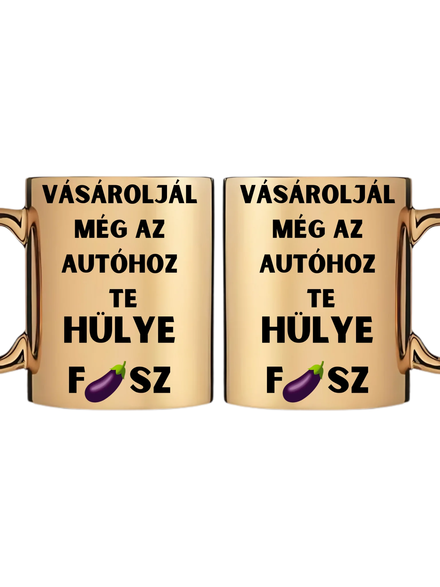 Arany metál bögre
