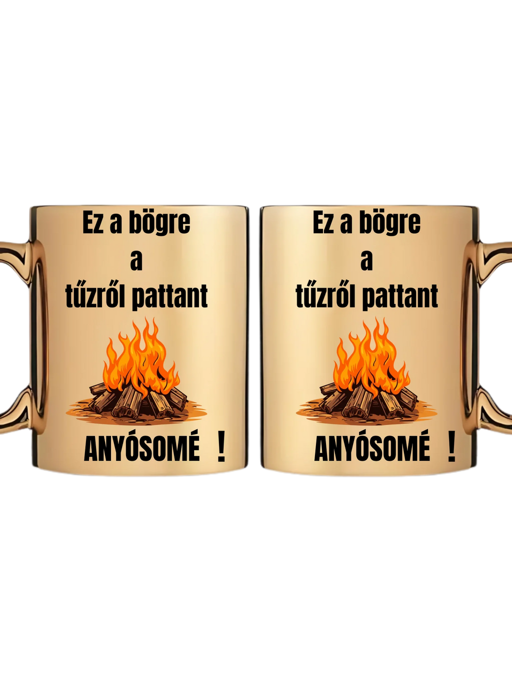 Arany metál bögre