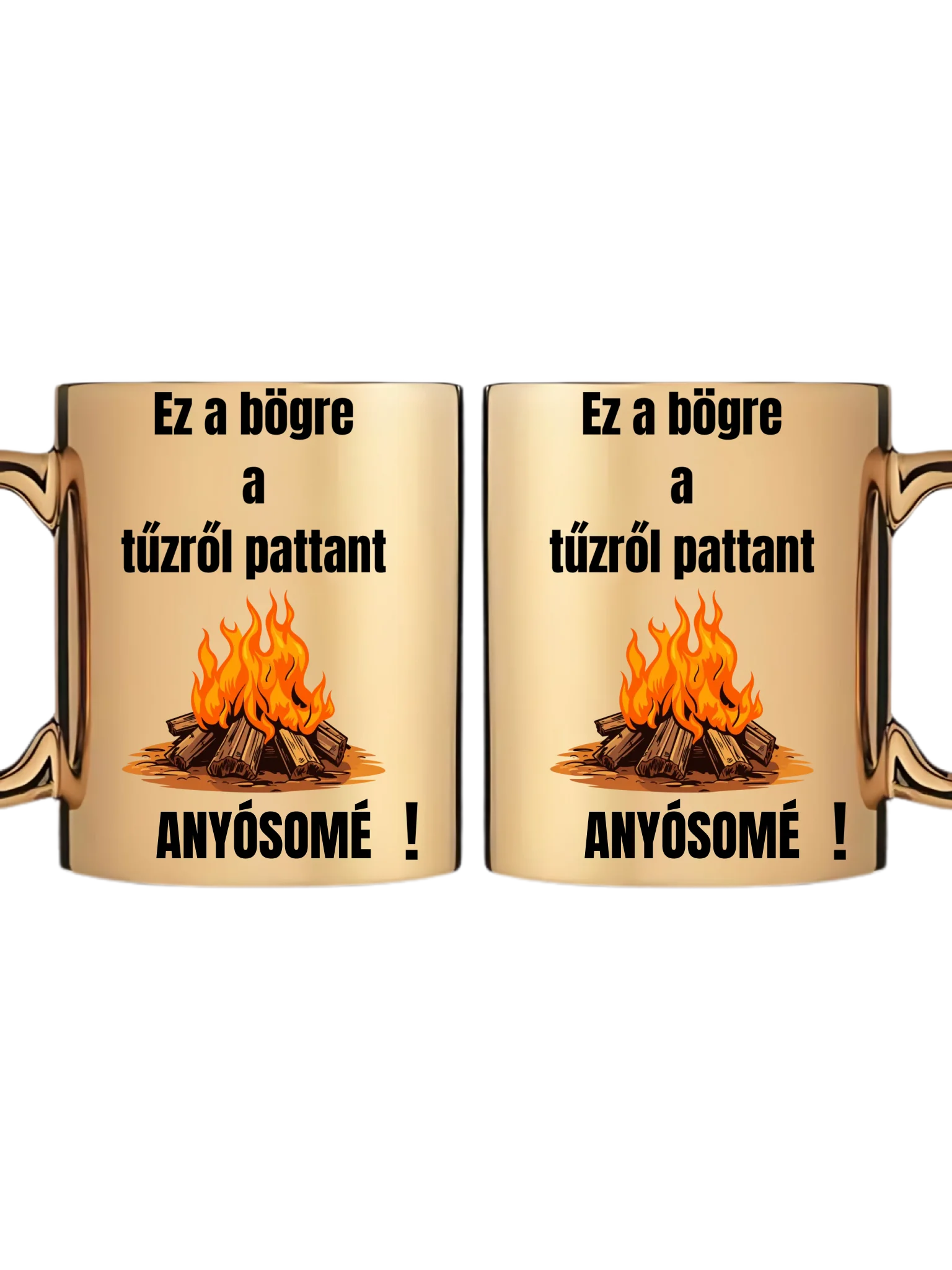 Arany metál bögre