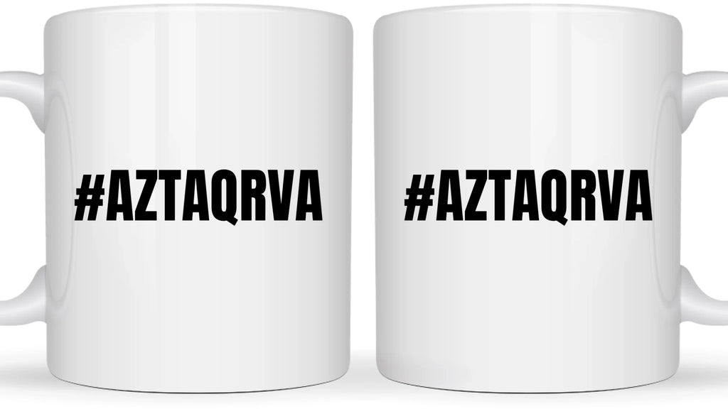 #AZTAQRVA - Egyedi vicces, humoros bögre
