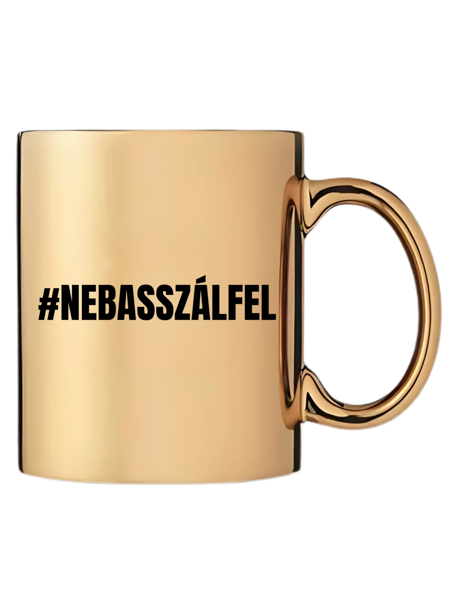 Arany metál bögre jobb oldal