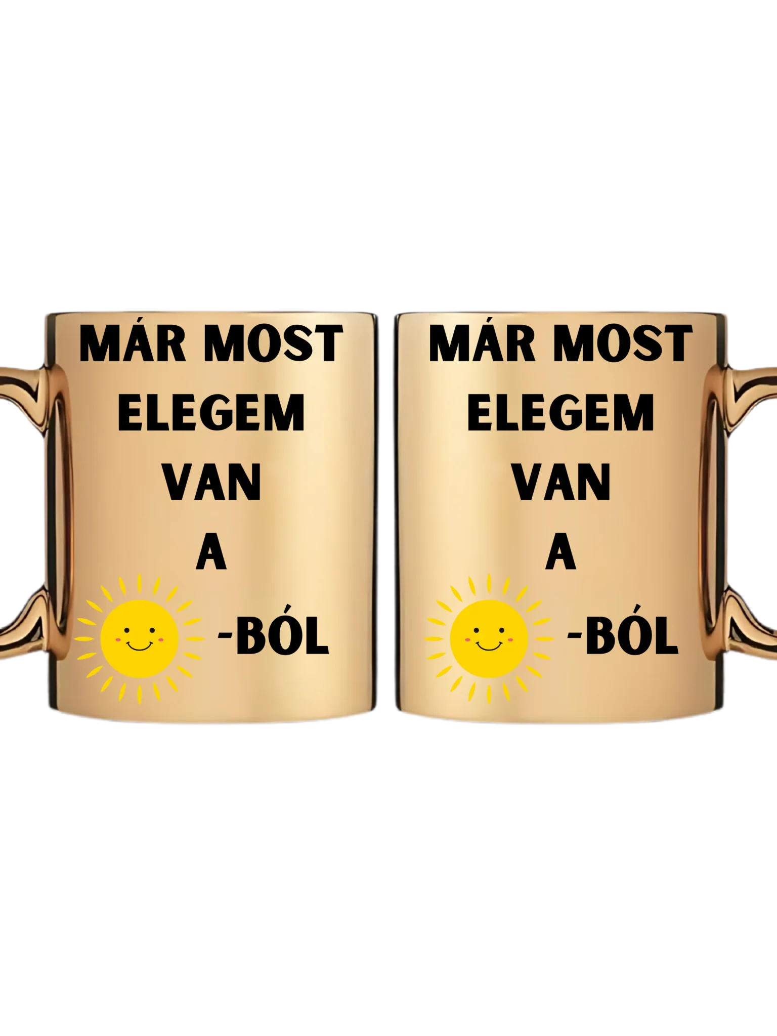 Arany metál bögre