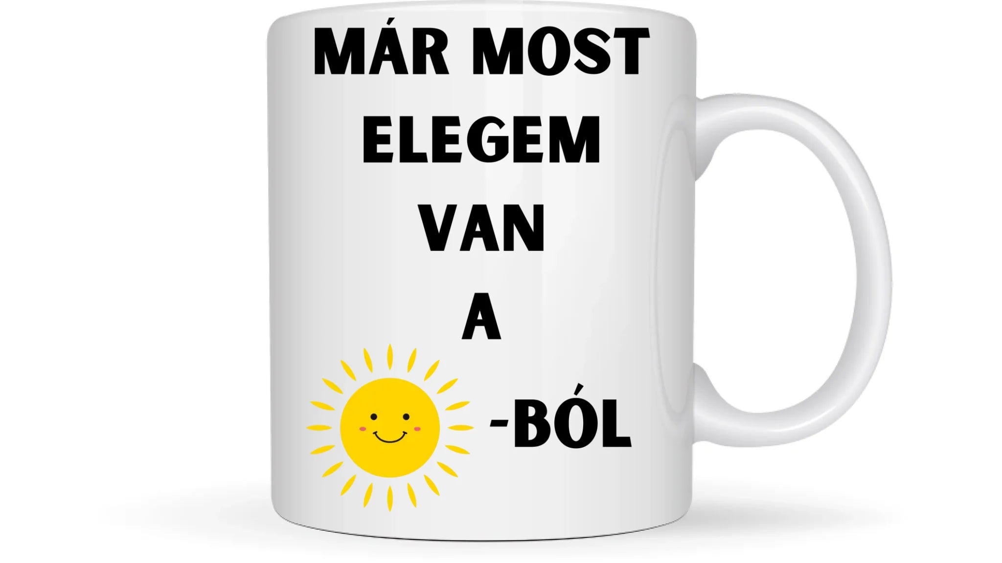 Már most elegem van a napból... - Egyedi vicces, humoros bögre