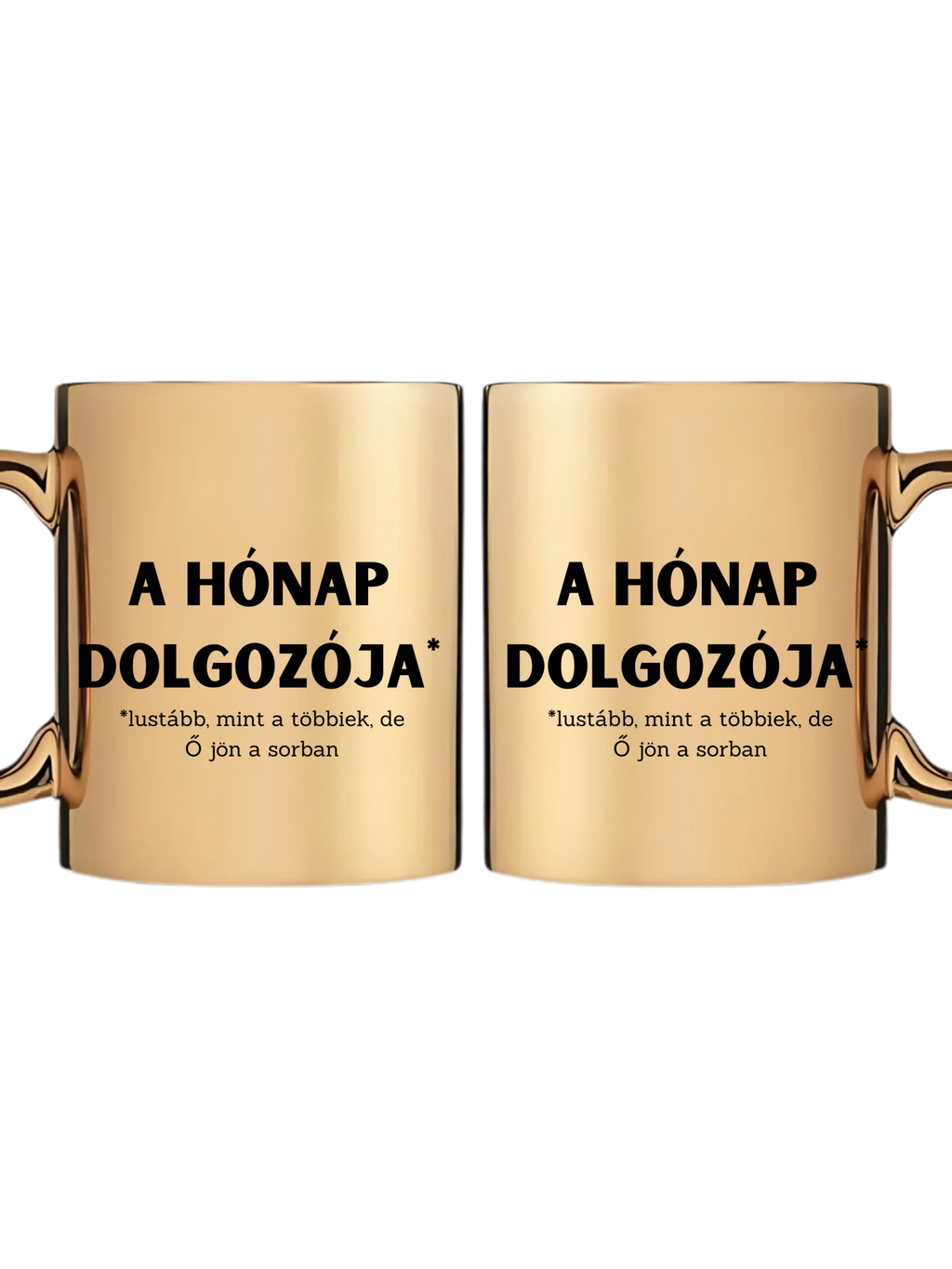 Arany metál bögre